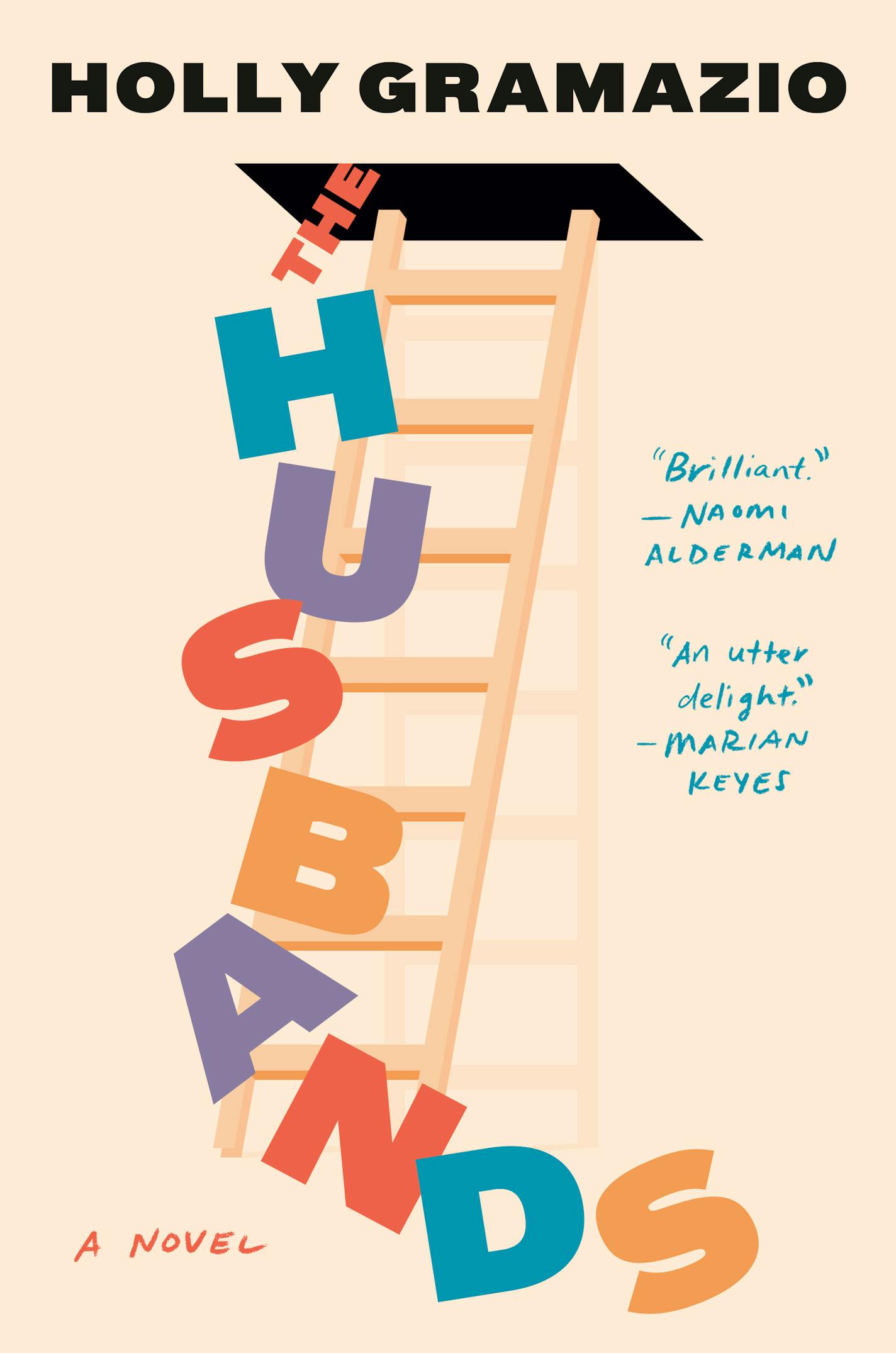 cartoon of the title "The Husbands" and a ladder leading to an attic