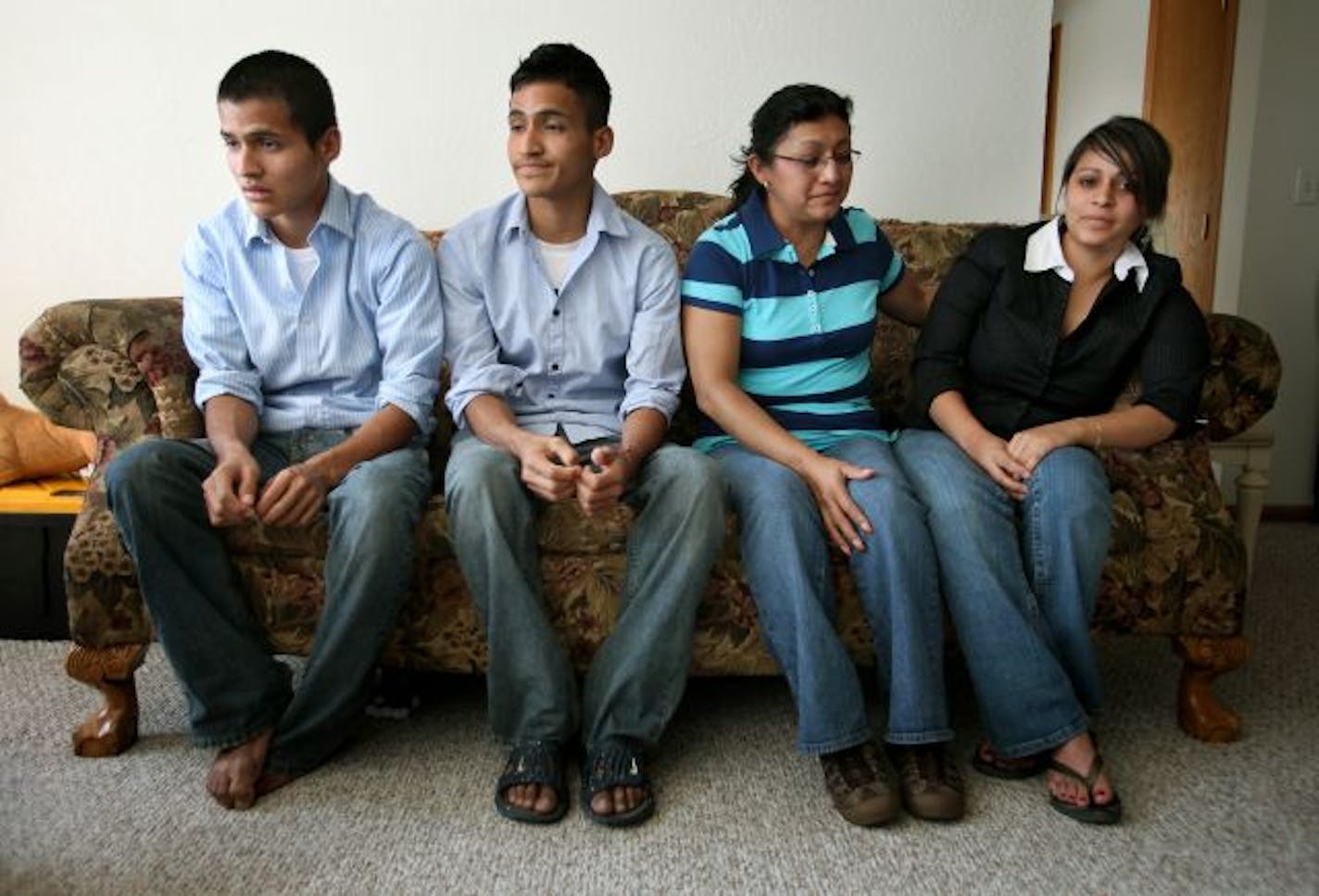 Pablo Mira, his twin, Rene, their mother, Maria, and their sister, Silvia, are hoping the U.S. Supreme Court will keep their family together and not allow the children to be deported back to their native El Salvador.