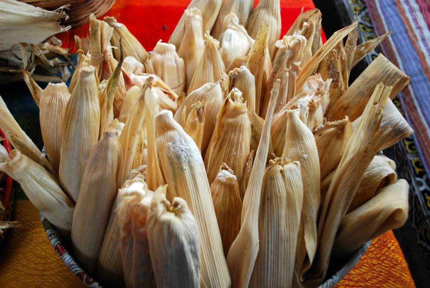 An ancient and delicious food -- tamales.