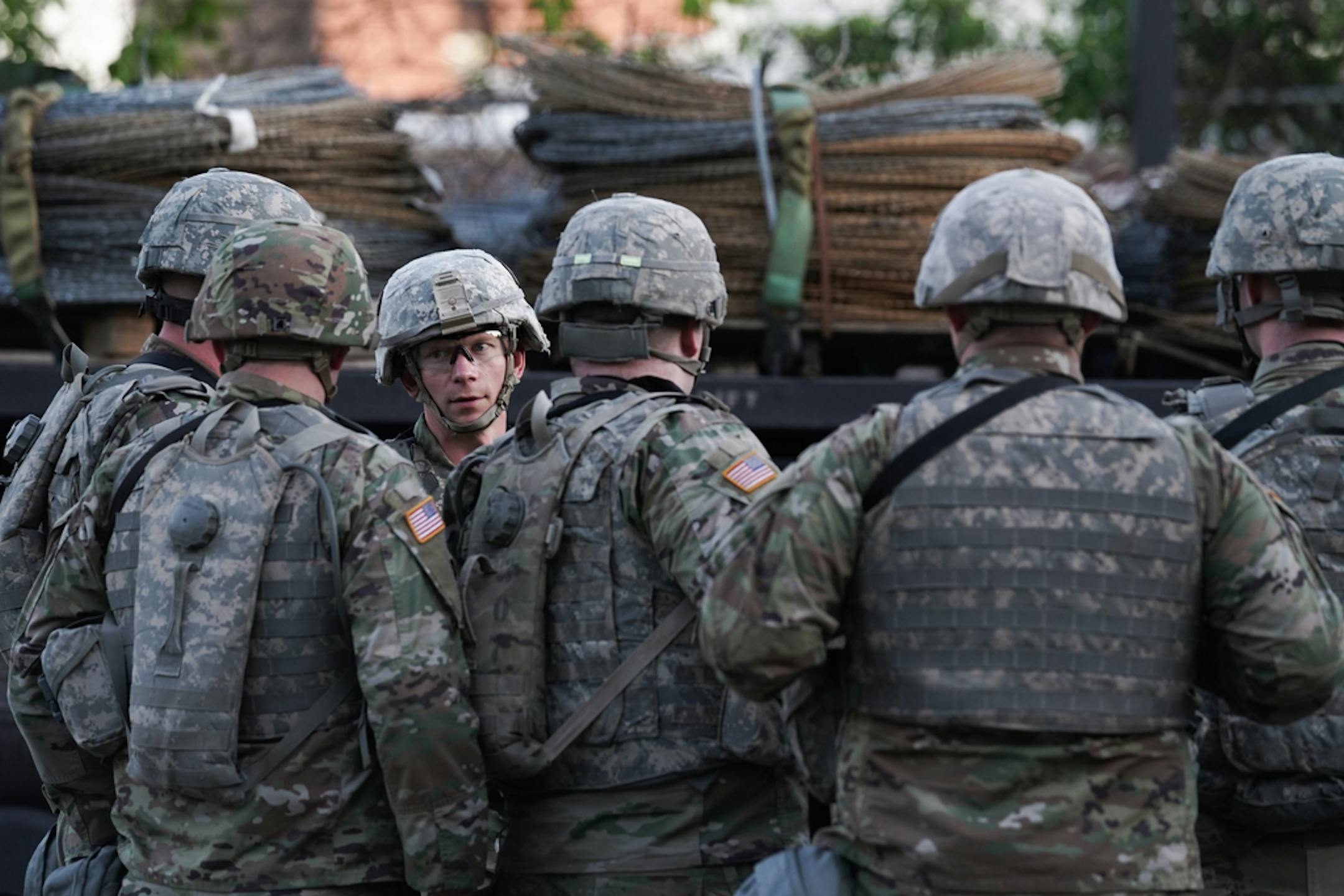 National Guard troops responded to civil unrest in the Twin Cities after the death of George Floyd in Minneapolis police custody.