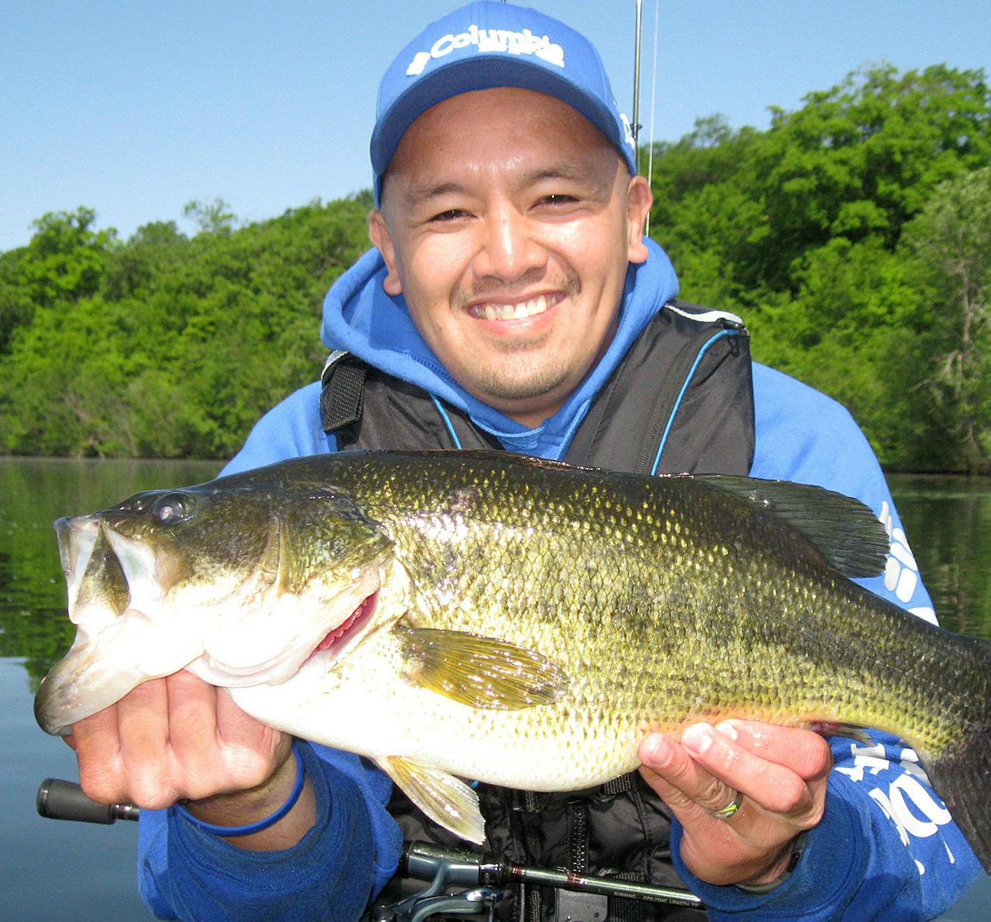 BIG BASS Nam Nguyen of Apple Valley caught and released this 22-inch largemouth bass while fishing from a canoe on Lake Ann in Chanhassen.