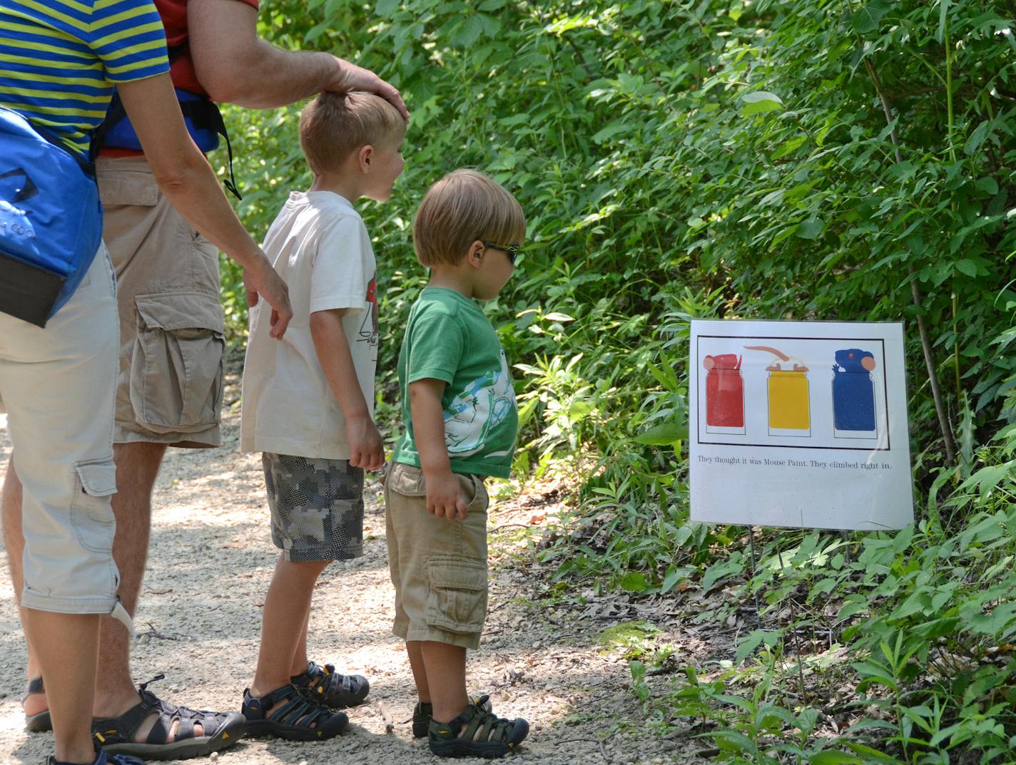 Story Walk at Lebanon Hills Regional Park. Photo from Dakota County