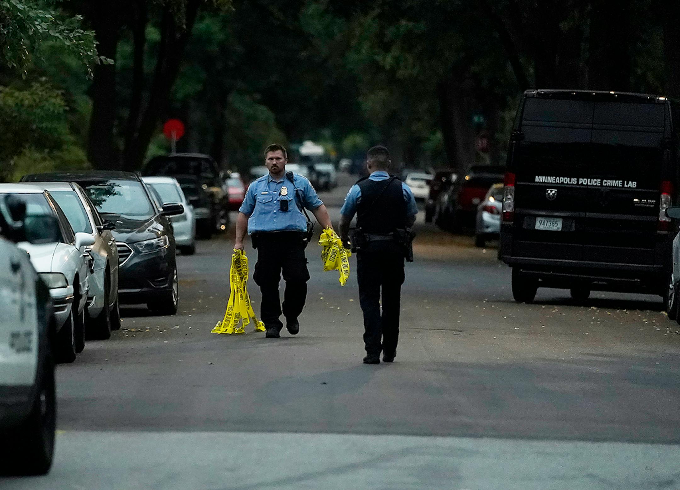 A death investigation is underway in north Minneapolis where a woman was found fatally shot outside a residence.