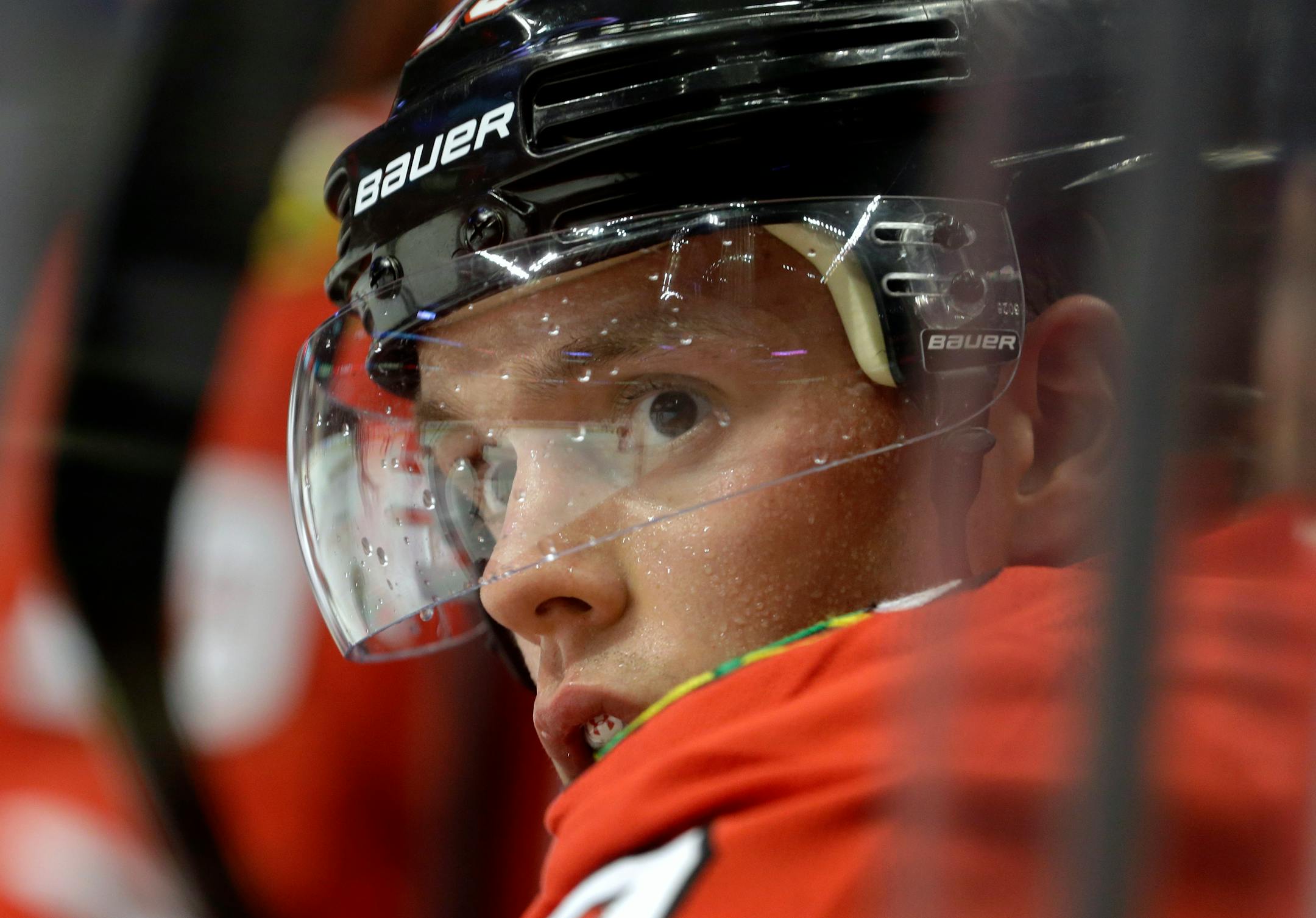 Chicago Blackhawks captain Jonathan Toews has two Stanley Cups to his credit and will try to make it a third this season.