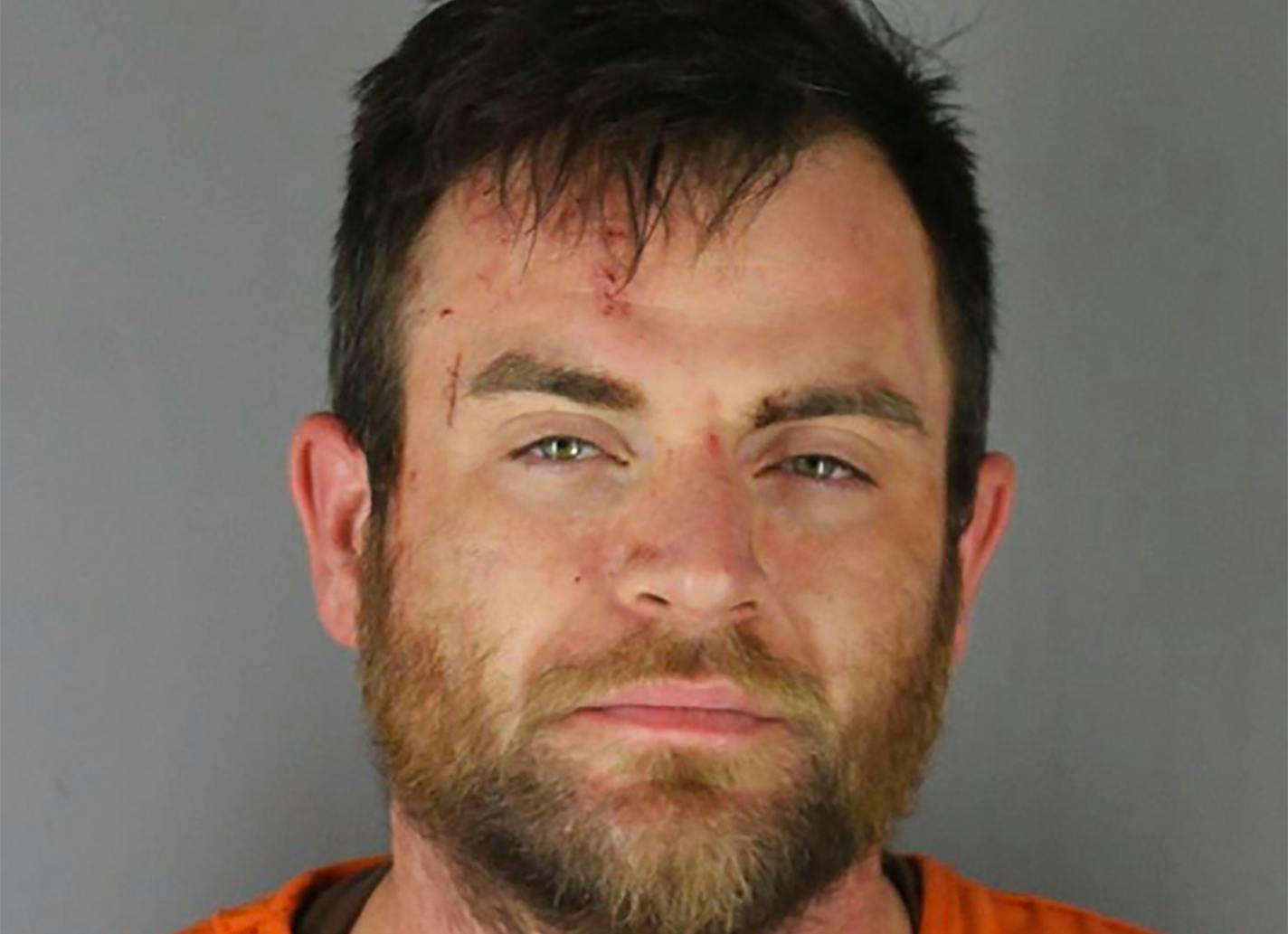 This undated photo provided by the Hennepin County Sheriff's Office shows Nicholas Kraus. Minneapolis police on Tuesday, June 15, 2021, identified the man who drove into a crowd of demonstrators, killing one and injuring three others, as Kraus, from St. Paul, with multiple convictions for driving while impaired. Police say Kraus was booked into the Hennepin County jail on suspicion of criminal vehicular homicide. (Hennepin County Sheriff's Office via AP)