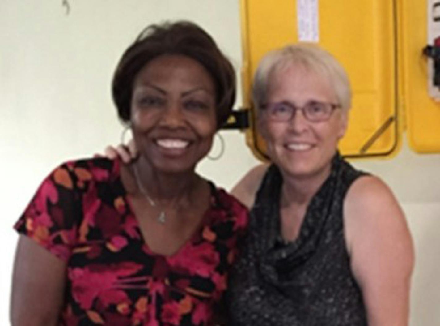 Alice Karpeh and Dr. Carol Nelson.