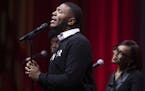 Jovonta Patton sang "Rise" at the 30th Annual Dr. Martin Luther King Jr. Holiday Breakfast, Monday, January 20, 2020 at The Armory in Minneapolis, MN.