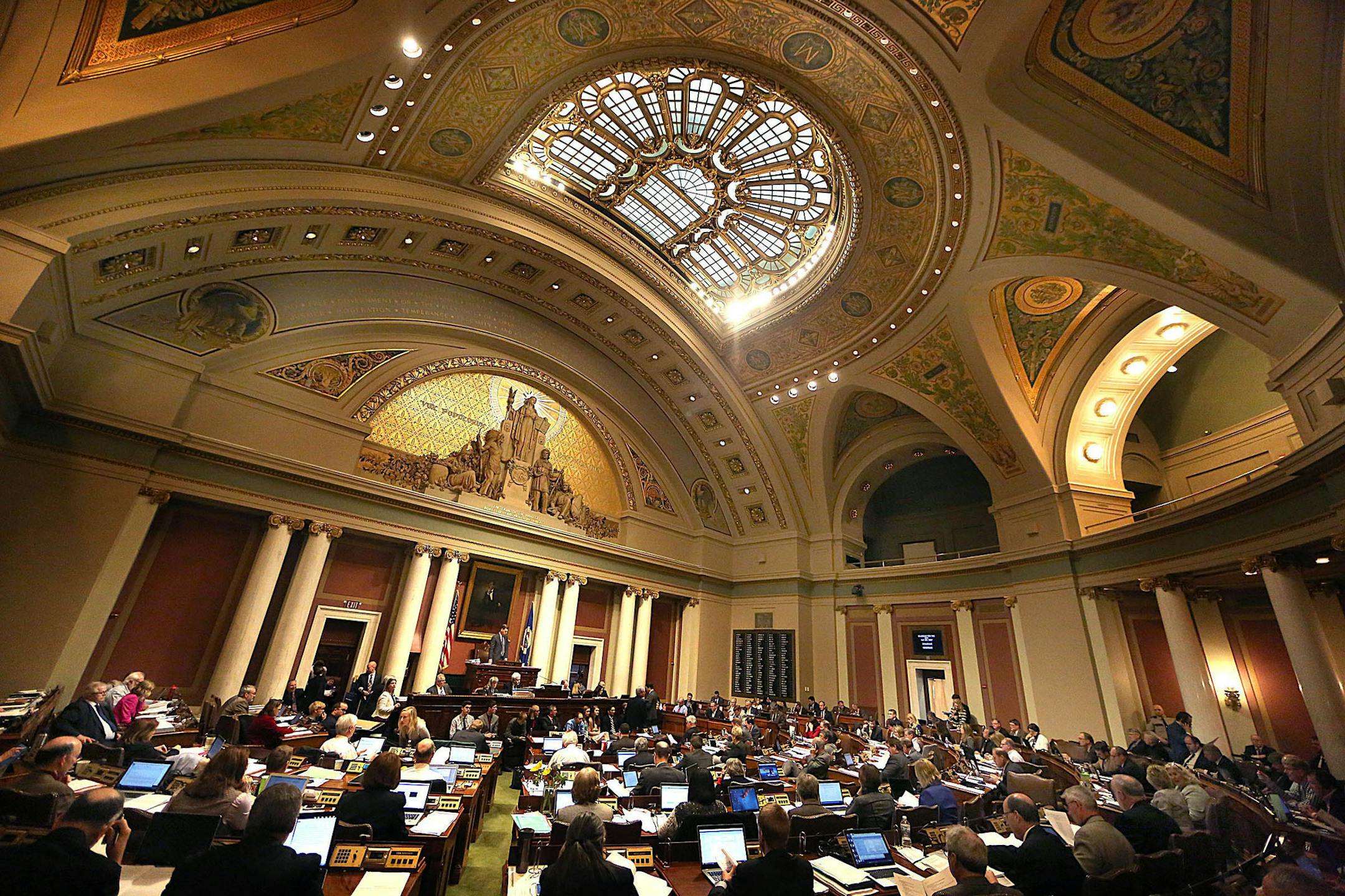 The Minnesota House chamber is shown in this 2016 Star Tribune file photo.
