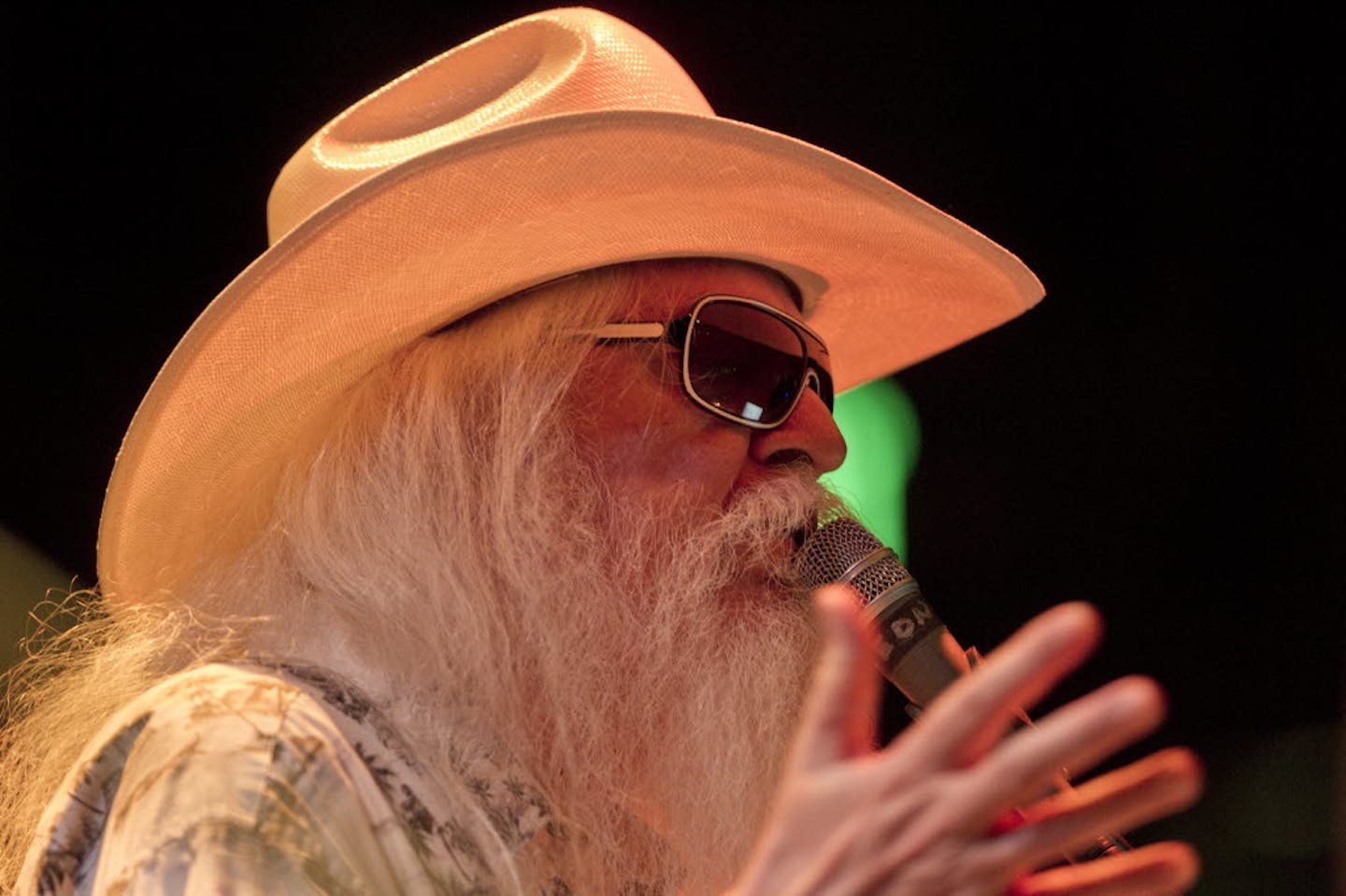 Leon Russell and his band performed at the Dakota Jazz Club & Restaurant Tuesday night, April 17, 2012 in Minneapolis, Minn.