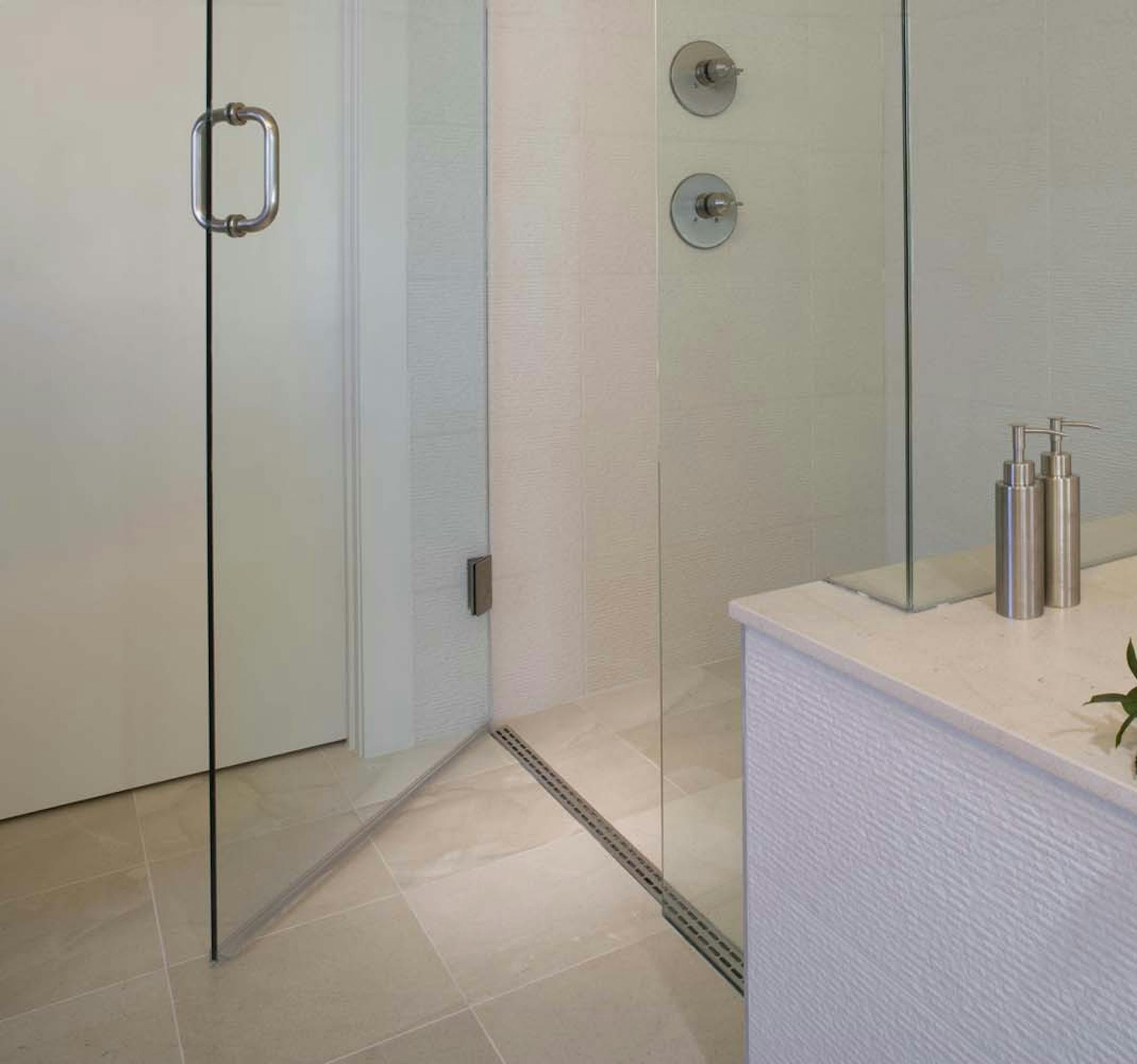 DreamMaker Kitchen and Bath Frameless glass shower