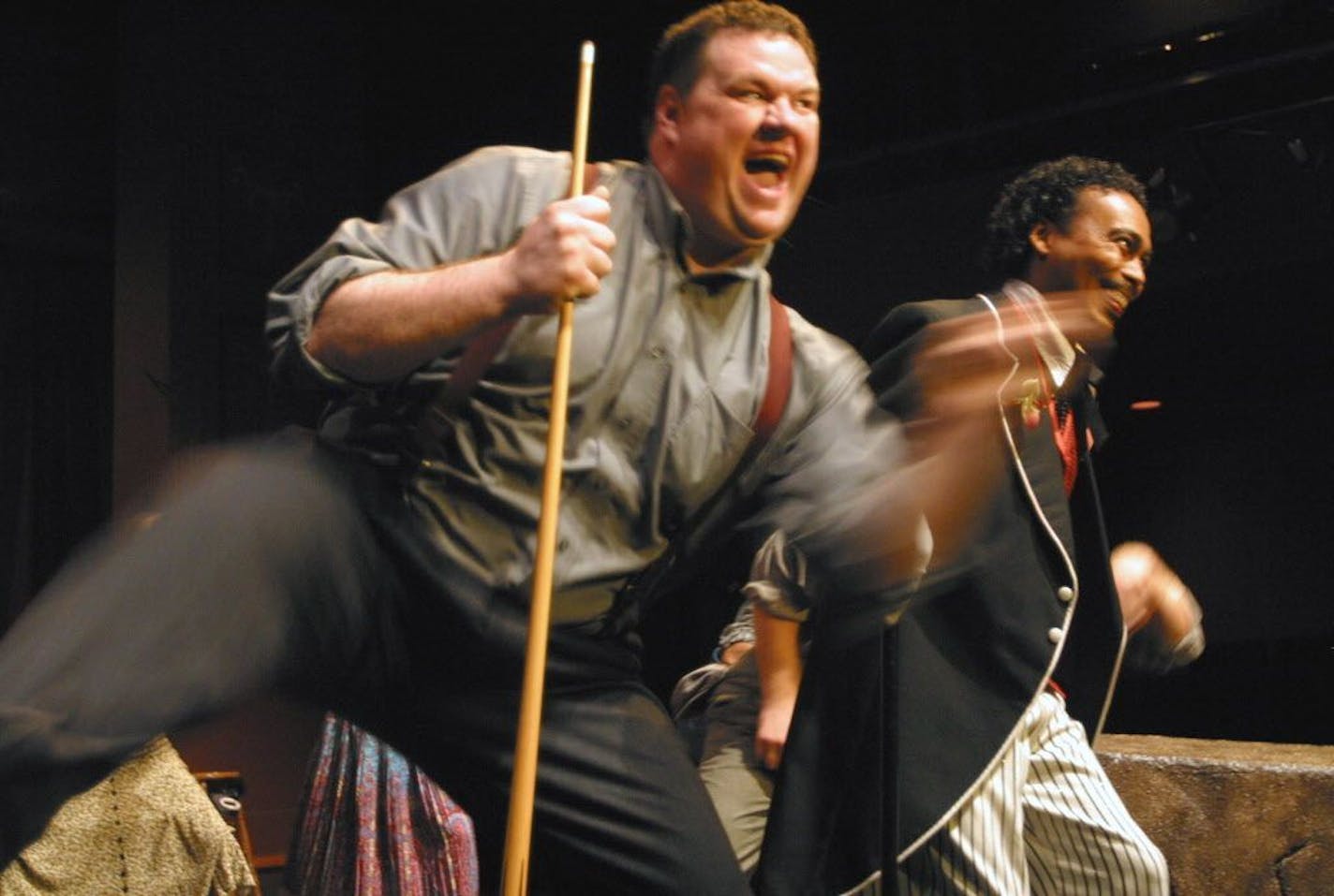 Gus Lynch performed in "The Last Minstrel Show" at the History Theatre in July 2004.