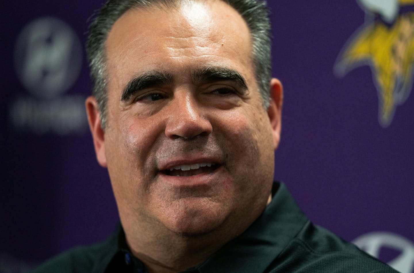 Tight ends coach Brian Pariani has over 20 years of experience coaching tight ends. ] MARK VANCLEAVE &#xa5; The Vikings introduced their coaches for the 2019 season at their Eagan headquarters Thursday, Feb. 21, 2019.