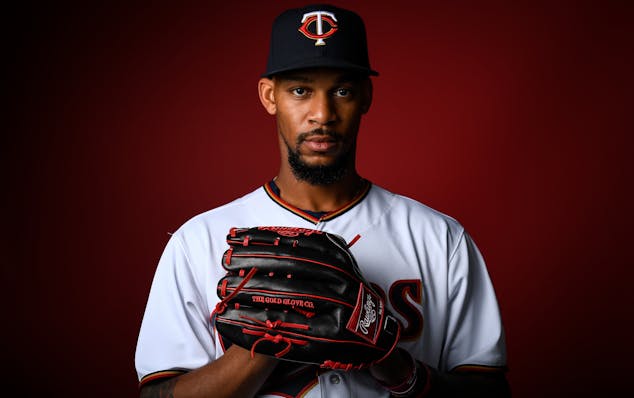 Twins outfielder Byron Buxton. ] AARON LAVINSKY � aaron.lavinsky@startribune.com Minnesota Twins players took part in Spring Training on Wednesday, 