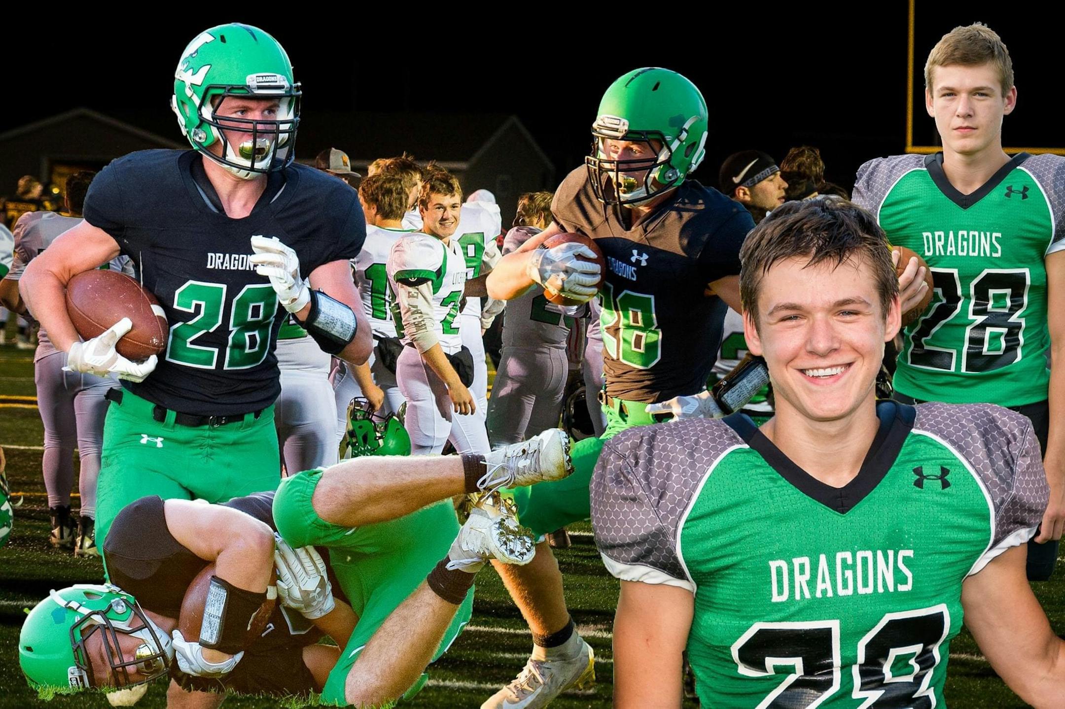 Dylan Falling photos. Family photos. Dylan was a student-athlete. He died in a car accident, 2020.