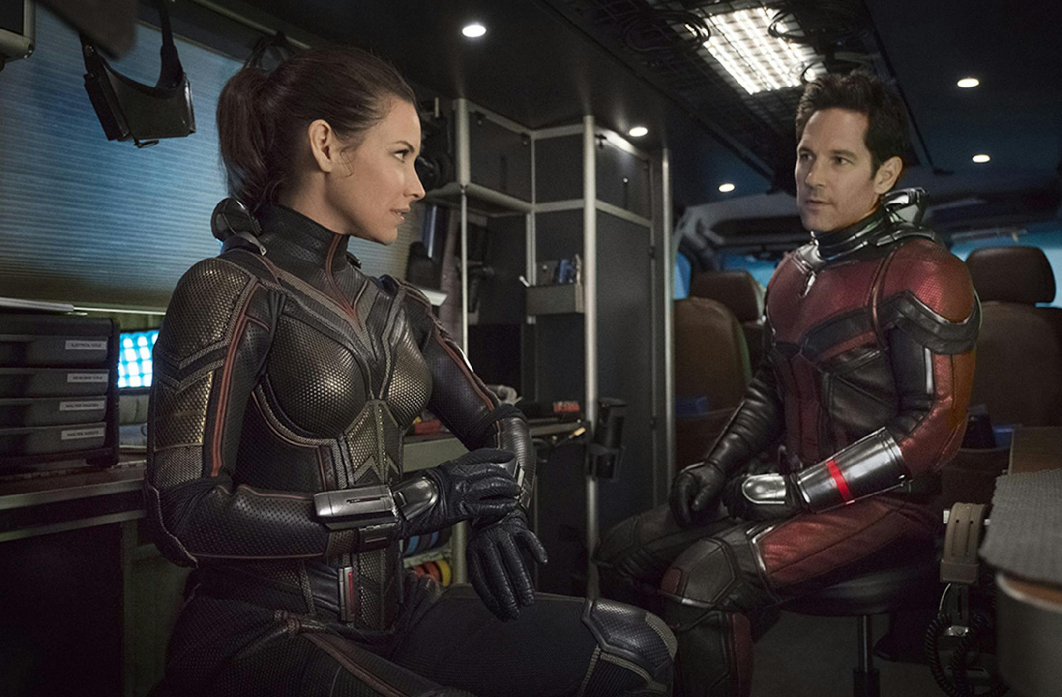 Evangeline Lilly and Paul Rudd in "Ant-Man and the Wasp."