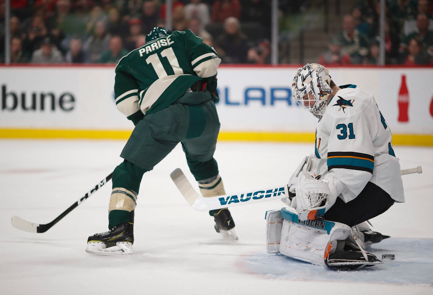 Wild left winger Zach Parise