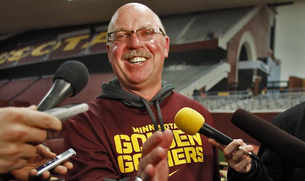 Minnesota Gophers head football coach Jerry Kill.