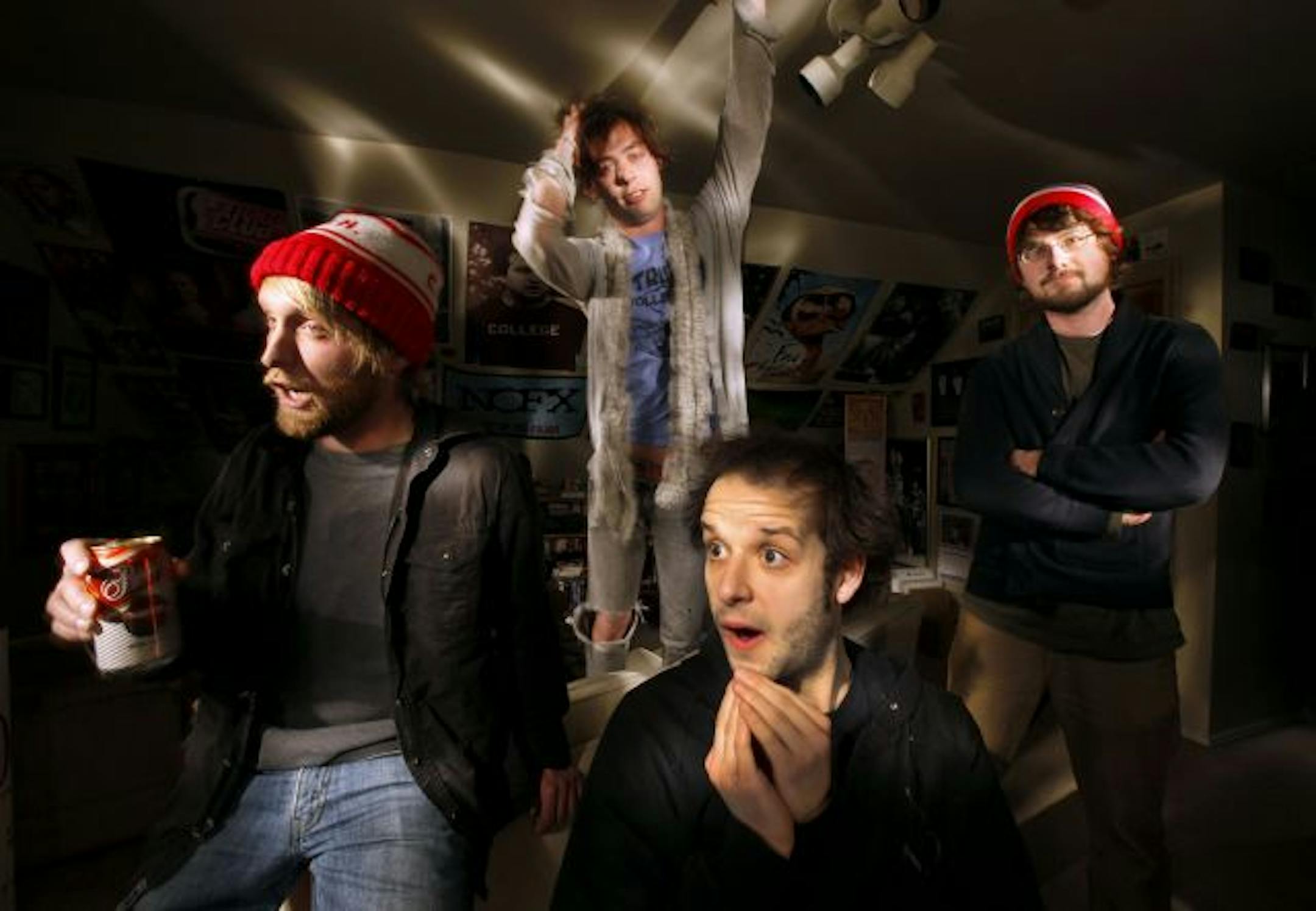 Josh Miller, Brenden Green, Andy Meuwissen, and Jackson Atkins, of the Goondas.