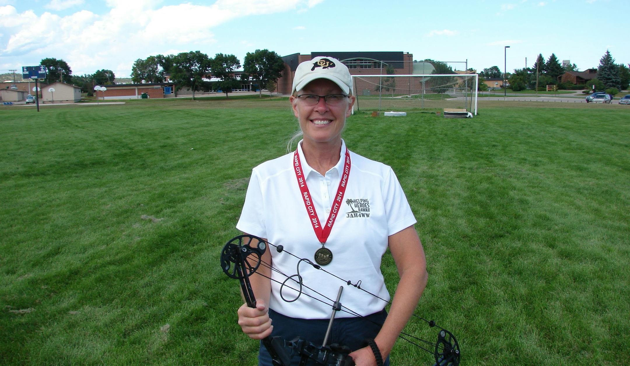 Though Jackie Cogan started archery just about a year ago, she will compete in the Senior Games. Provided photo