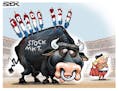 Sack cartoon: Trump's trade war