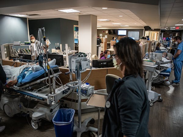 A nursing shortage has contributed to a backlog of patients, including at St. John’s Hospital in Maplewood, where treatment occurred in the emergenc