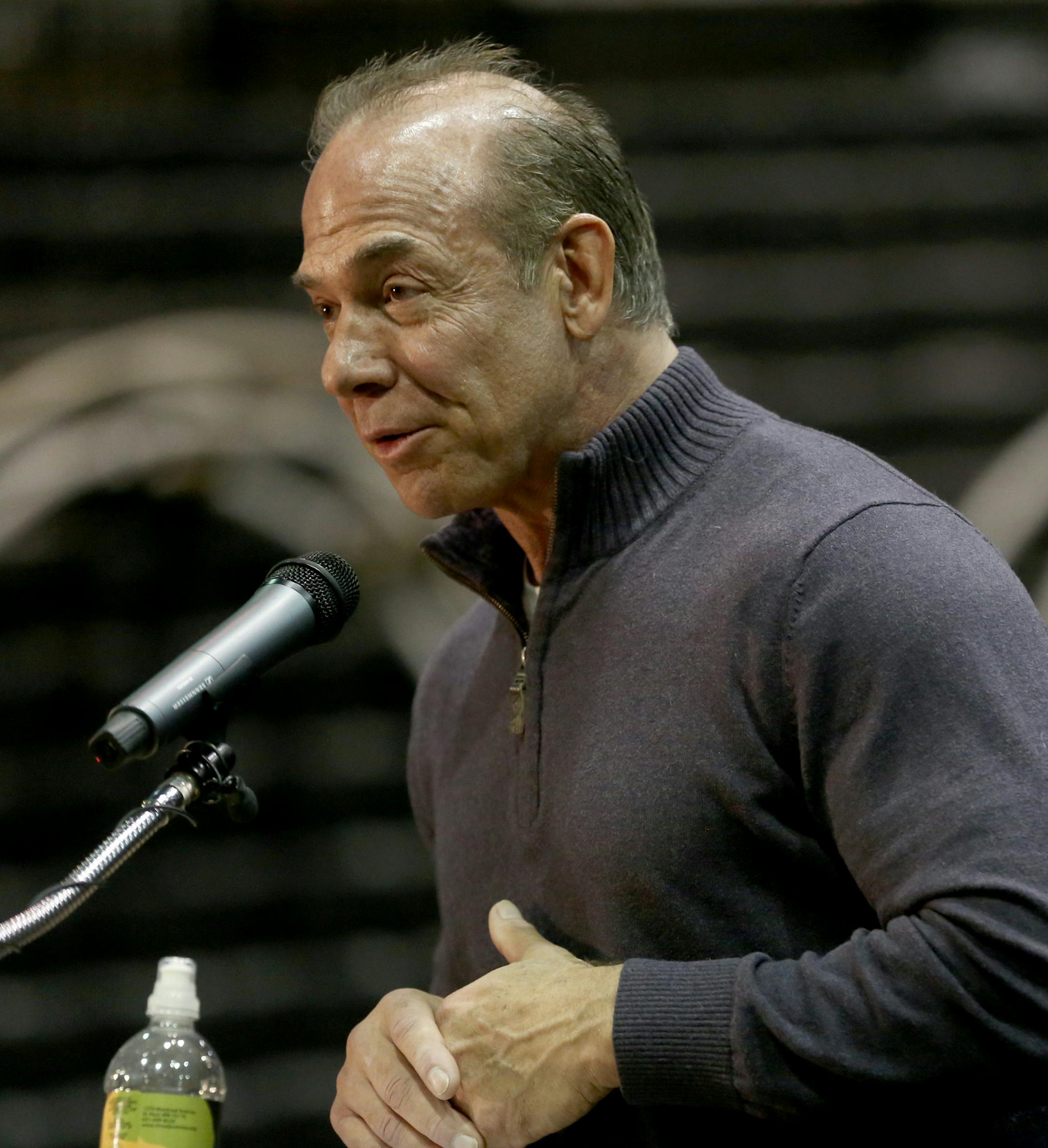 Dan Butler, co-founder of Circus Juventas, talked about what an honor it is to be invited to 50th anniversary Smithsonian Folklife Festival during a press conference. ] (KYNDELL HARKNESS/STAR TRIBUNE) kyndell.harkness@startribune.com Circus Juventas has been invited by The Smithsonian Institute to perform at the 50th anniversary Smithsonian Folklife Festival this summer. This was shot Friday, March 3, 2017 at Circus Juventas in St. Paul, Min.