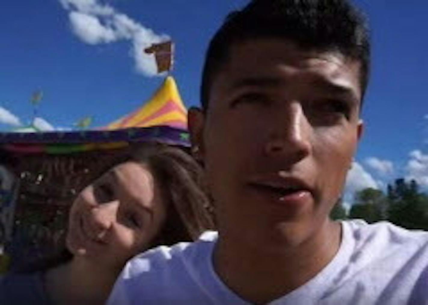 Pedro Ruiz III and Monalisa Perez, in a video they made shortly before she fatally shot him.