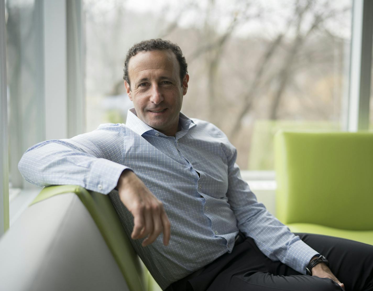 ***FREELANCE PHOTO - POSTMEDIA NETWORK USE ONLY*** TORONTO: February 21, 2017 Ceridian CEO David Ossip poses for photos in their Yonge Street offices in Toronto, Ont. on Tuesday, February 21, 2017. (J.P. Moczulski for National Post) ORG XMIT: POS1702212253531995