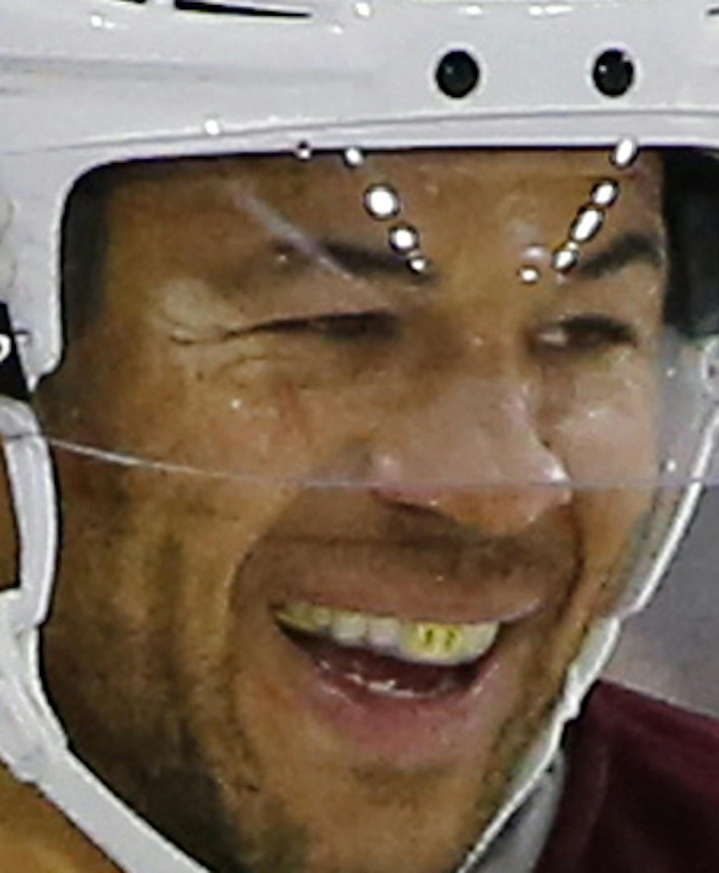 FILE - In this Sept. 21, 2014, file photo, Colorado Avalanche's Jarome Iginla (12) celebrates a goal with Matt Duchene (9) during the team's Burgundy and White intrasquad scrimmage in Denver. With the NHL right in the heart of its small preseason slate, a long list of accomplished forwards in different zip codes are getting used to their new lines. (AP Photo/Jack Dempsey, File) ORG XMIT: NY155