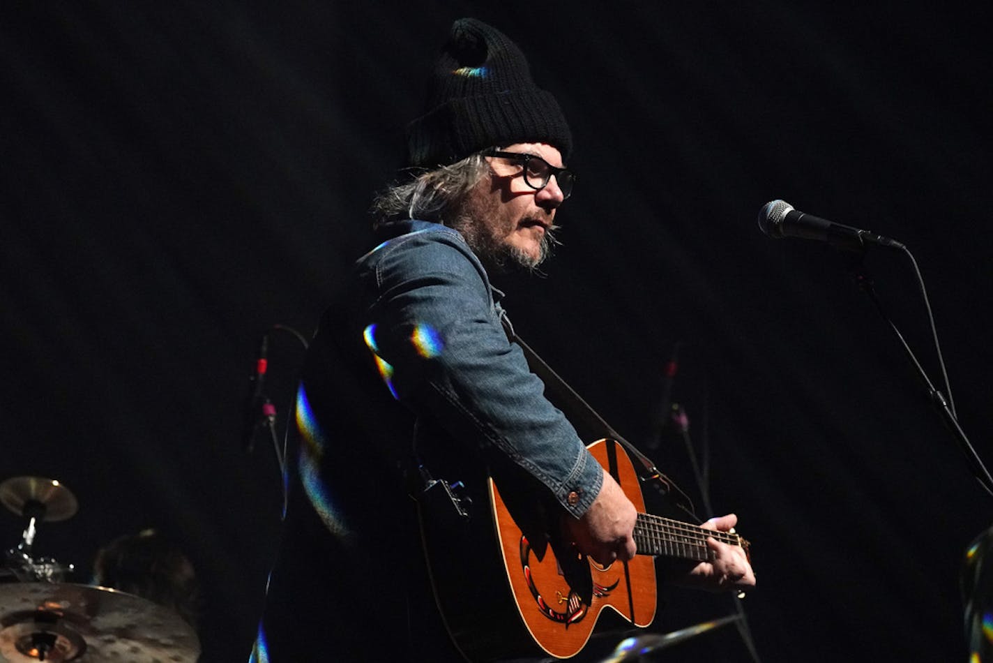 Wilco frontman Jeff Tweedy performed with his bandmates Friday night.