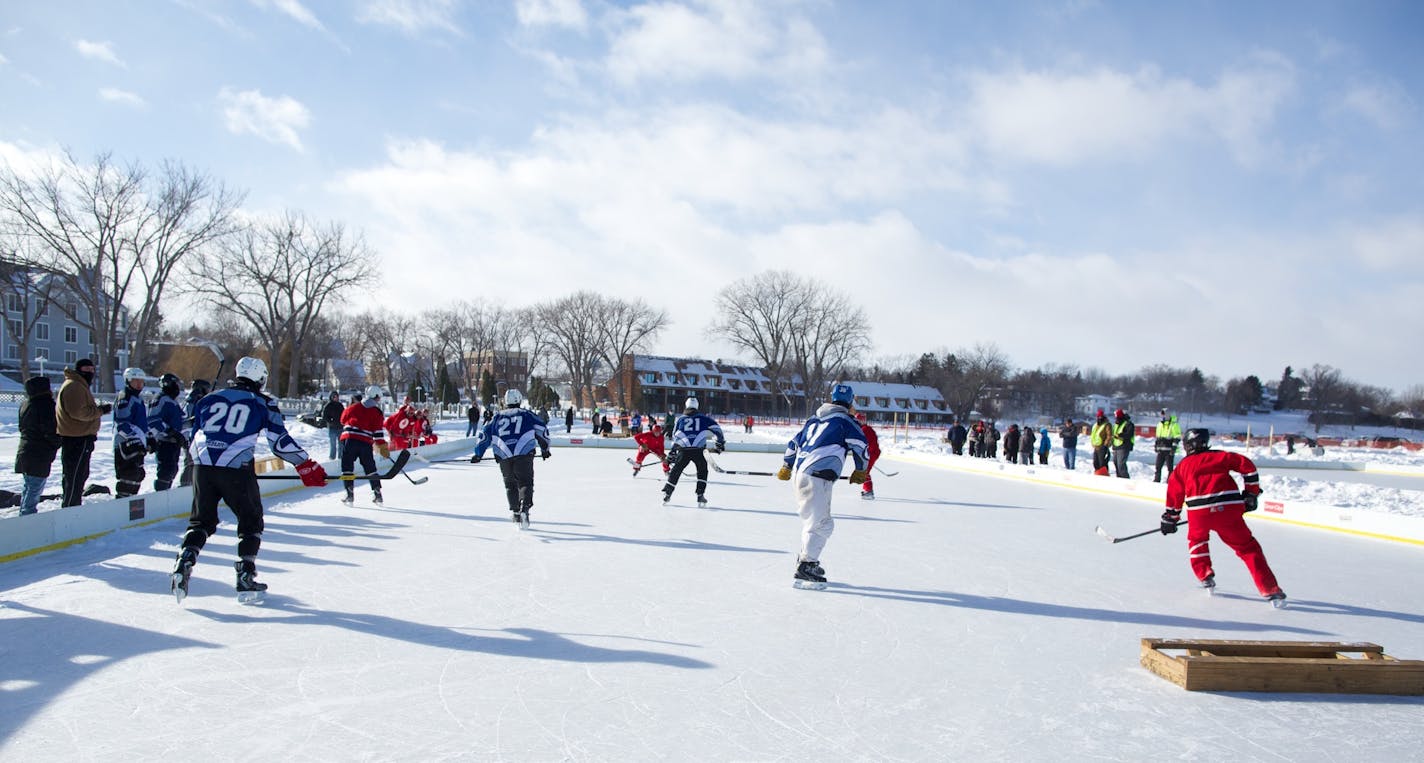 Submitted photo of the 2014 North American Pond Hockey Championship on Lake Minnetonka. The 2015 tournament will take place Jan. 23-25.