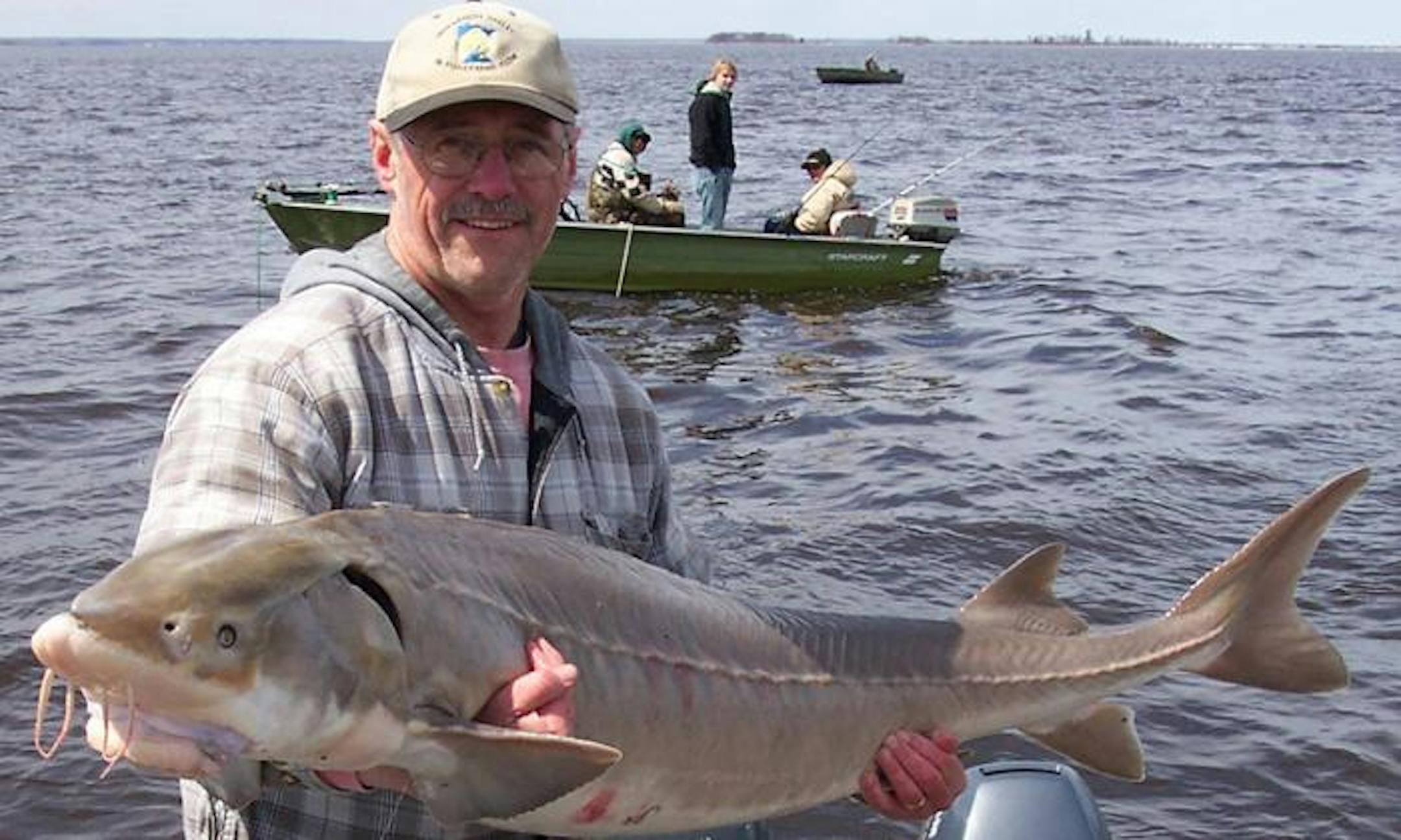 Jack Naylor's 97-pound sturgeon.