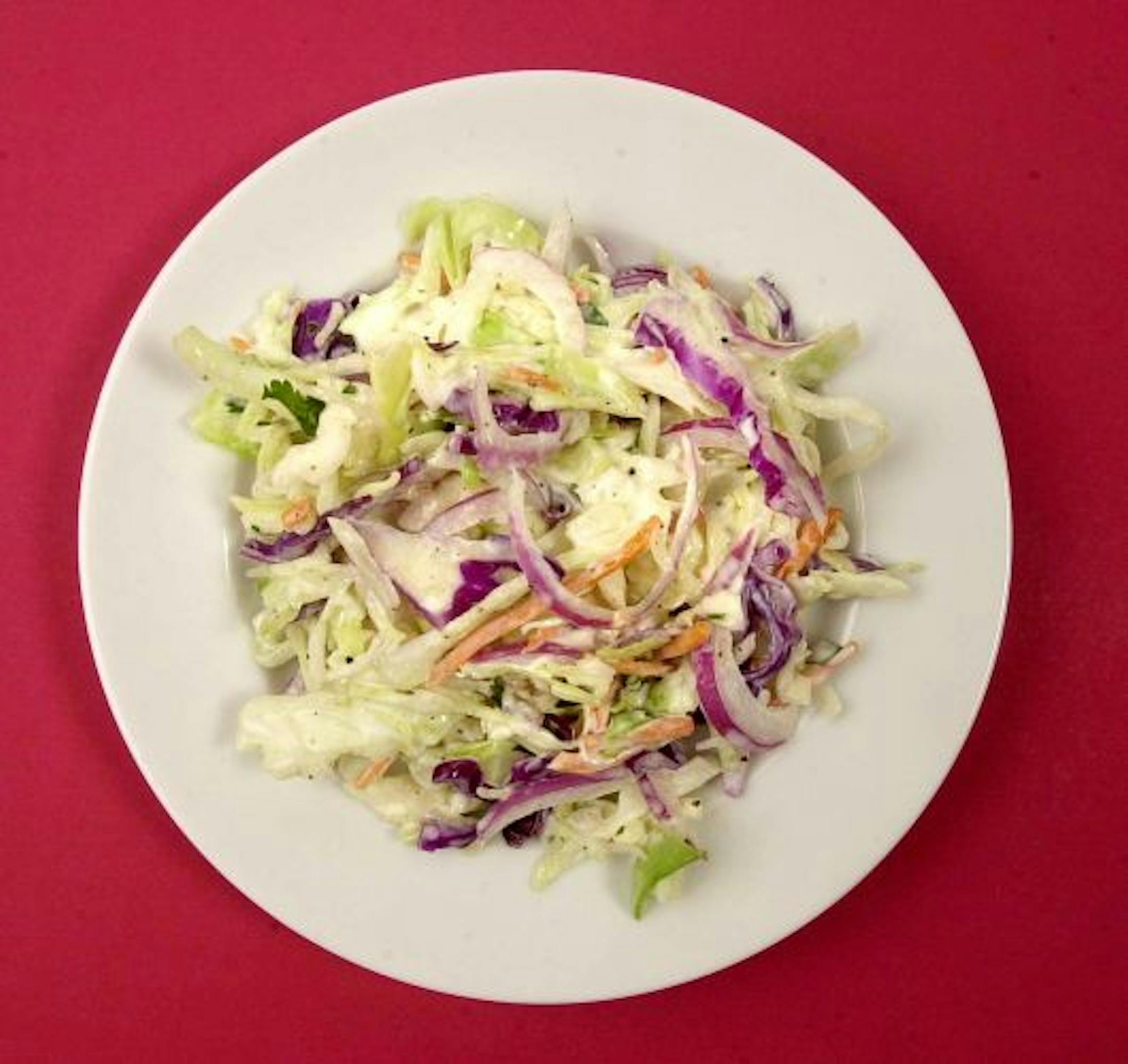 Experiment with coleslaw and add spice and citrus.