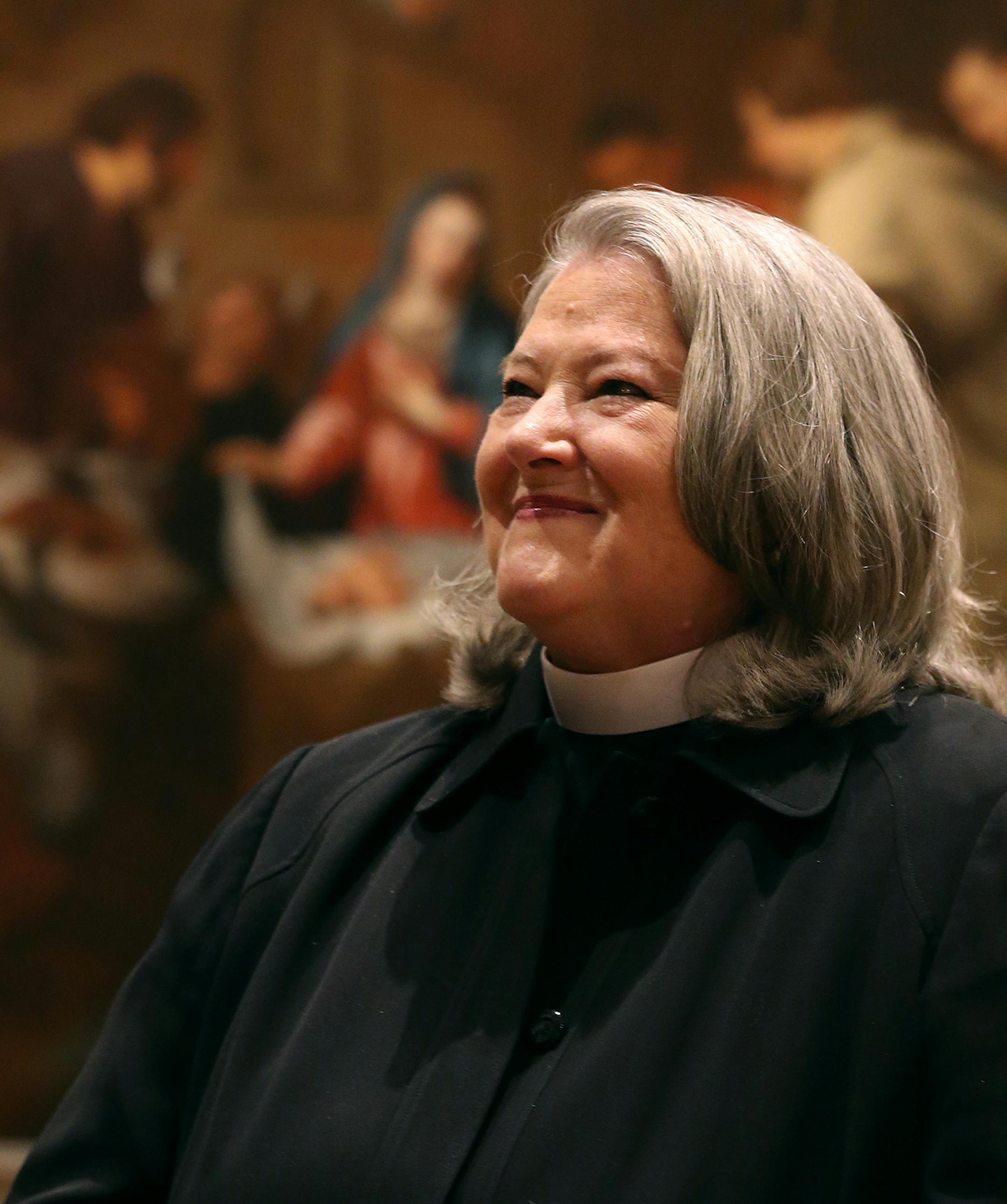Rev. Peg Chemberlin CEO, Minnesota Council of Churches spoke at Hennepin Avenue United Methodist Church Monday January 30, 2017 in Minneapolis, MN.] A sweeping public display of unity, religious leaders representing nearly all of Minnesota's faith communities joined forces Monday to urge President Trump to rescind his temporary halt to immigration, arguing it defied "the mandates of our faith" to turn away vulnerable people in urgent need of safety.
JERRY HOLT &#xef; jerry.holt@startribune.com O
