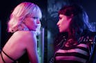 Charlize Theron and Sofia Boutella in "Atomic Blonde."