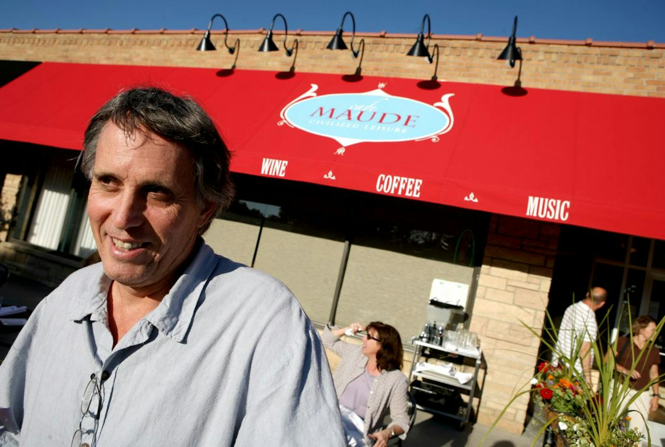 TOM WALLACE � twallace@startribune.com Assign:#112127 SLUG: night0727.#112127 Owner operater, Kevin Sheehy, of Cafe Maude near Penn and 54th is a the trend. Nightlife is coming to the neighborhood in south Minneapolis, where Cafe Maude is the latest hot spot to open among rows of houses. Along with Cafe Ena a few blocks away, it's part of a new wave of bistros and bars bringing excitement to the area. For some neighbors, having a bustling hot spot next door is a headache. For others it's conveni