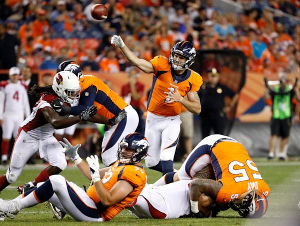 Former Broncos quarterback Kyle Sloter drew plenty of interest after completing 31 of 43 passes in the preseason.