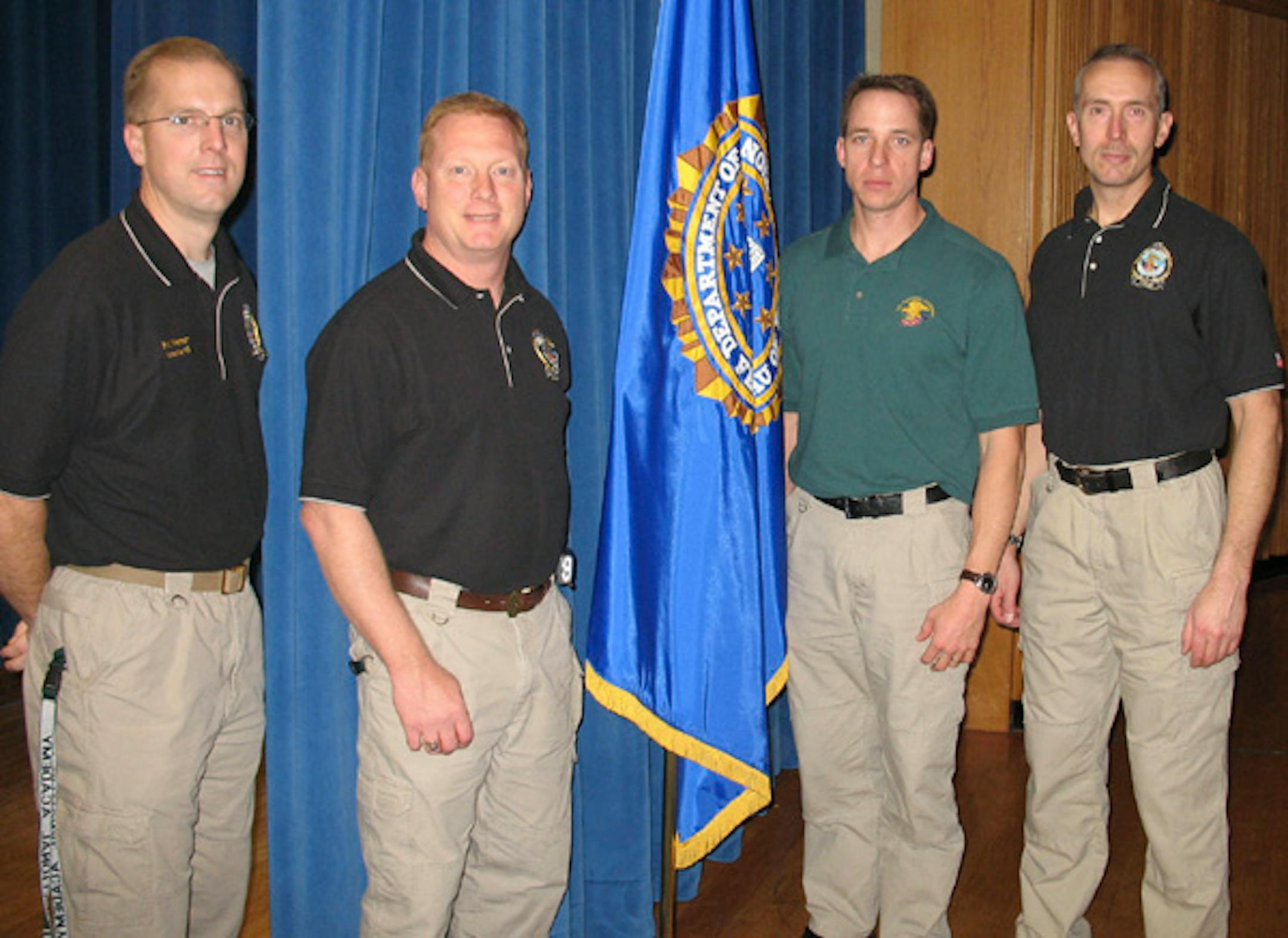 Left to right: Eric Werner, Milo Dahlin, Joel Brott and Dave Kvam.