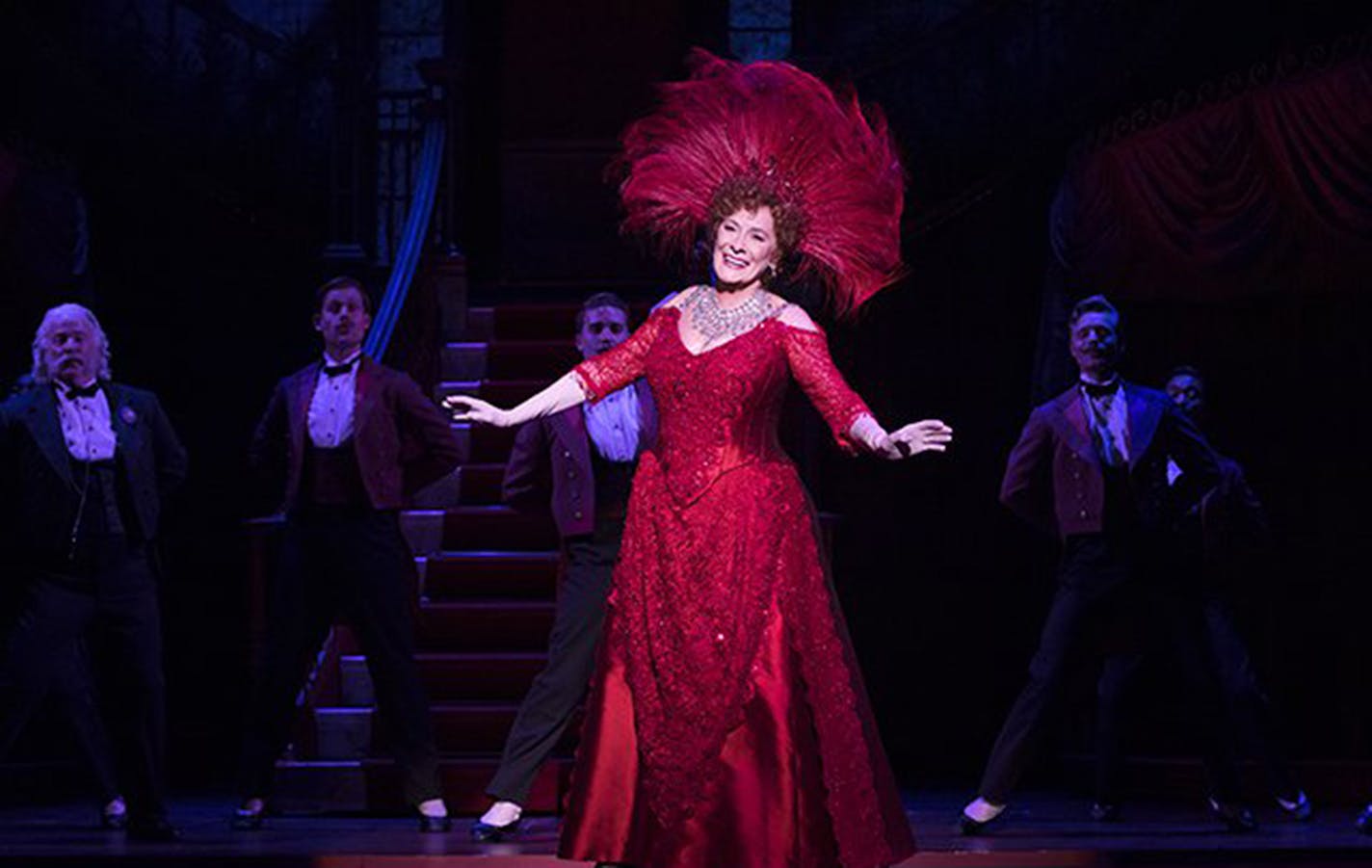 Betty Buckley in "Hello, Dolly," on Broadway. (Julieta Cervantes/Hello Dolly National Tour Company/TNS) ORG XMIT: 1264838