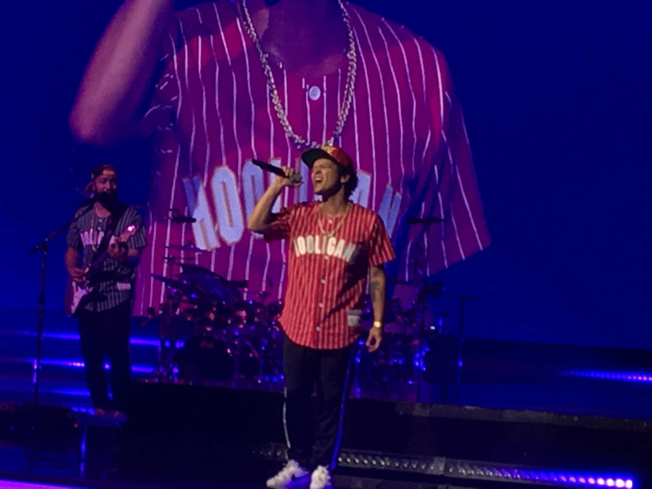 Bruno Mars played at Xcel Energy Center in St. Paul on Saturday night.