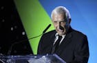 Star Tribune columnist Sid Hartman was inducted into the Minnesota Sports Hall of Fame Wednesday night at U.S. Bank Stadium, Hartman was given the lif
