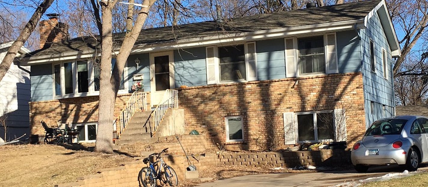 The house where a 2-year-old boy was found badly beaten.