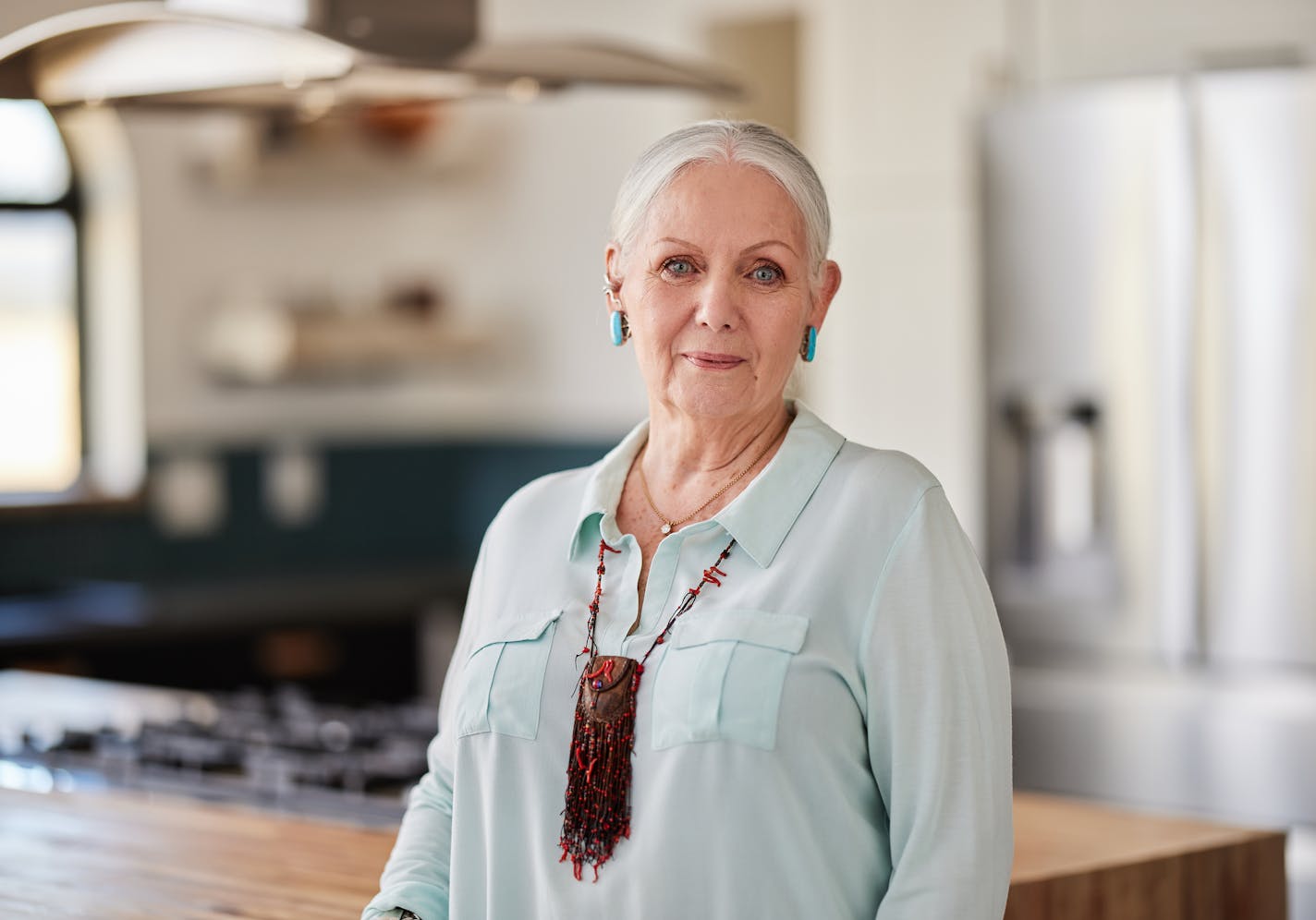 Loretta Barrett Oden, author of "Corn Dance: Inspired First American Cuisine" with Minnesota's Beth Dooley. Credit: Ethan Stewart