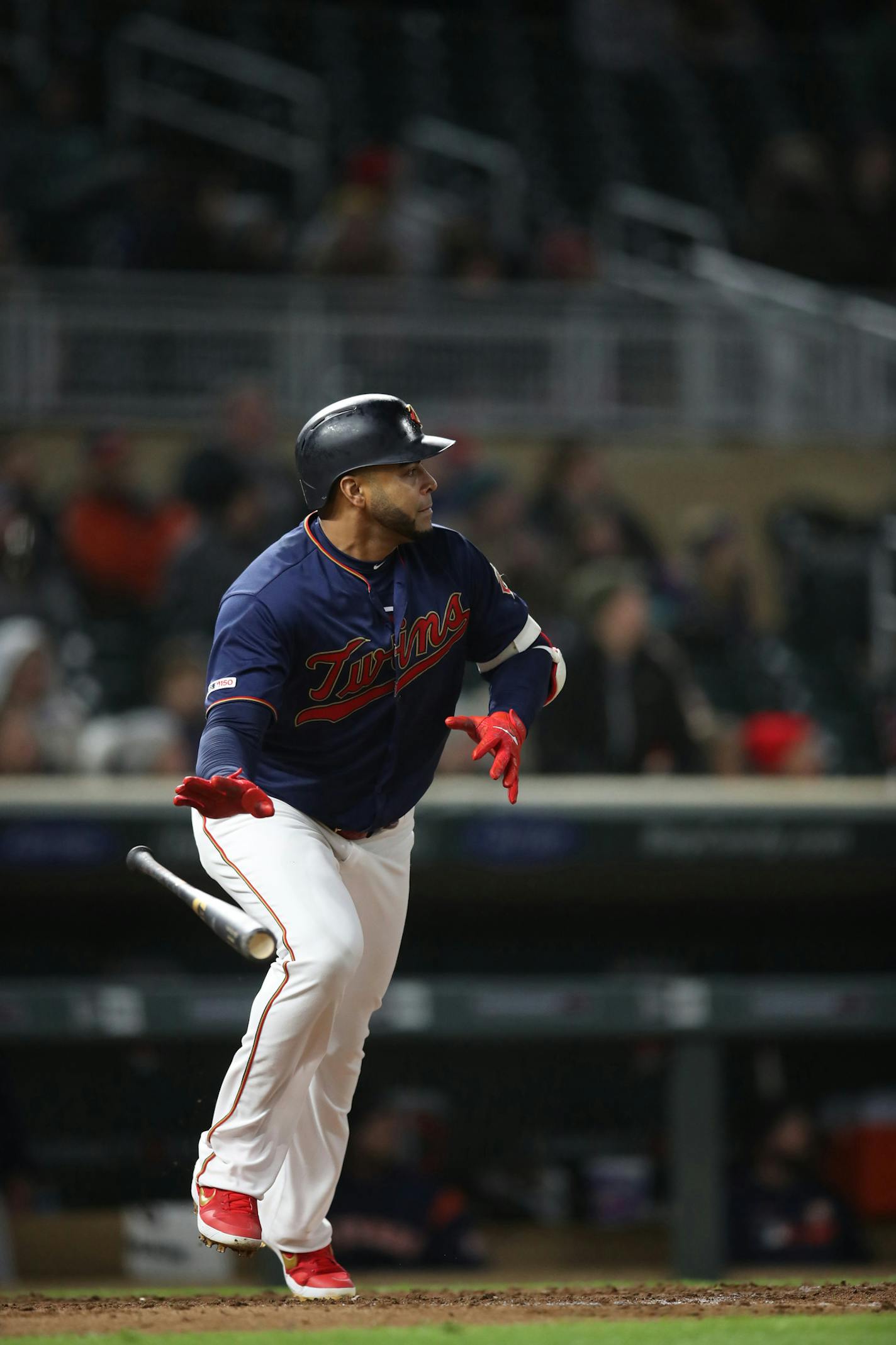 Minnesota Twins designated hitter Nelson Cruz (23) hit a RBI double in the eight inning Target Field Wednesday May1, 2019 in Minneapolis, MN.] The Minnesota Twins beat the Houston Astros 6-2 at Target Field . Jerry Holt &#x2022; Jerry.holt@startribune.com