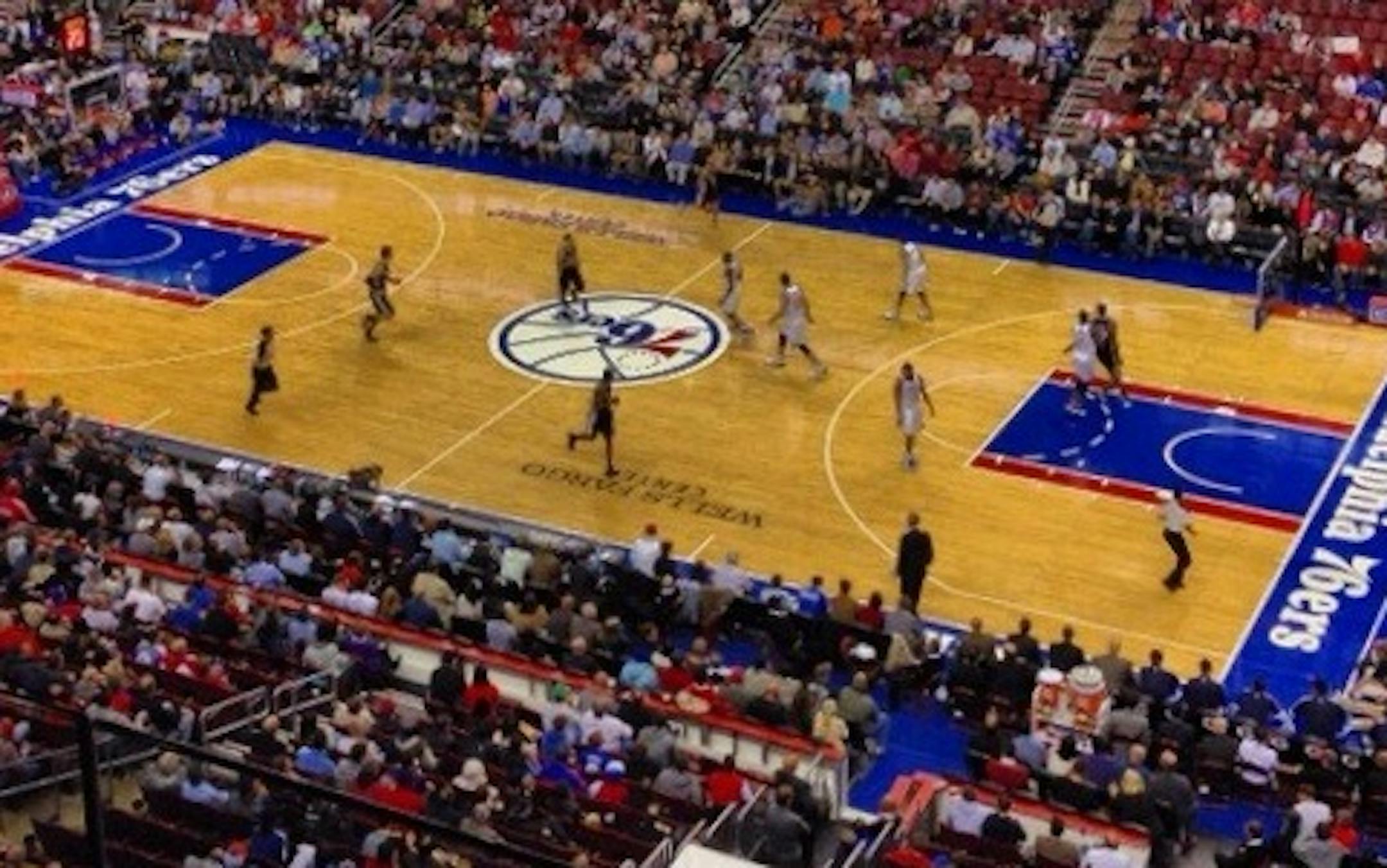 Peter Casey from 76ers game. For use with TWO111513