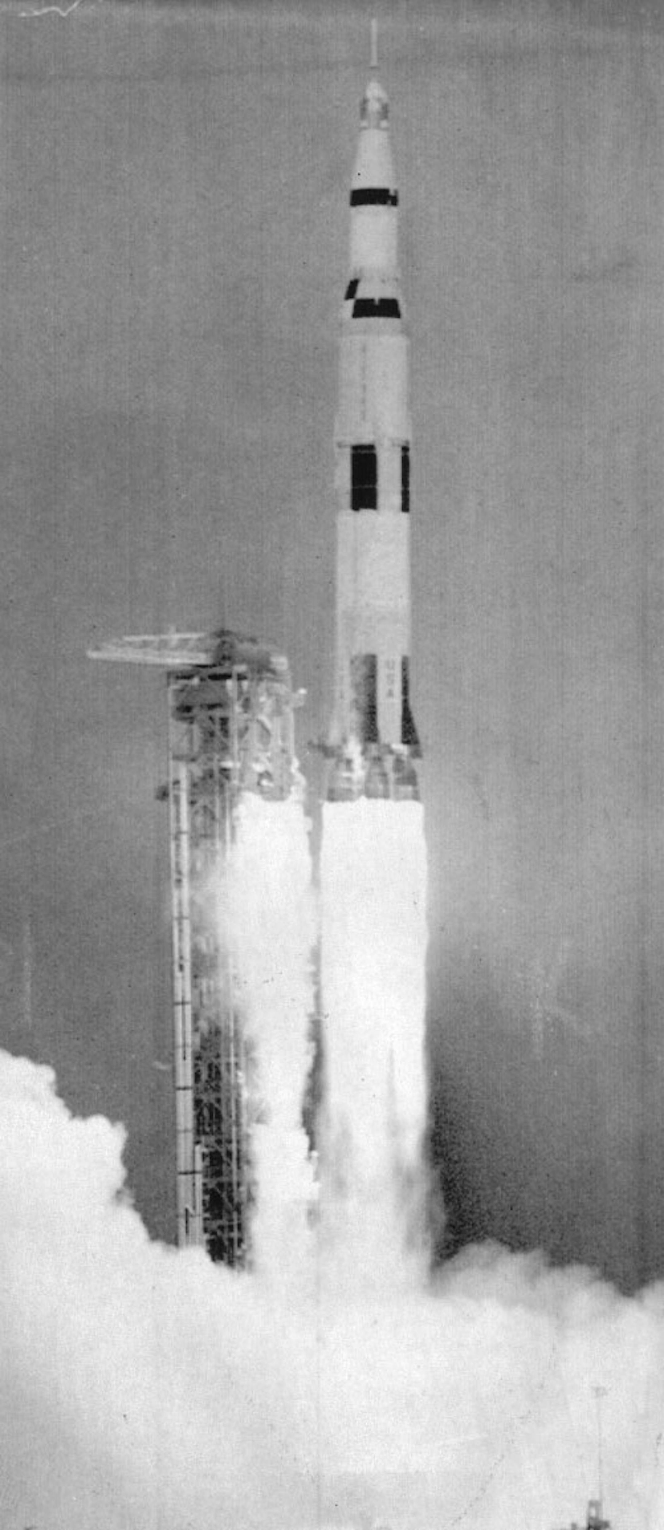 Associated Press file photo of the Apollo 13 liftoff for the moon on April 11, 1970.