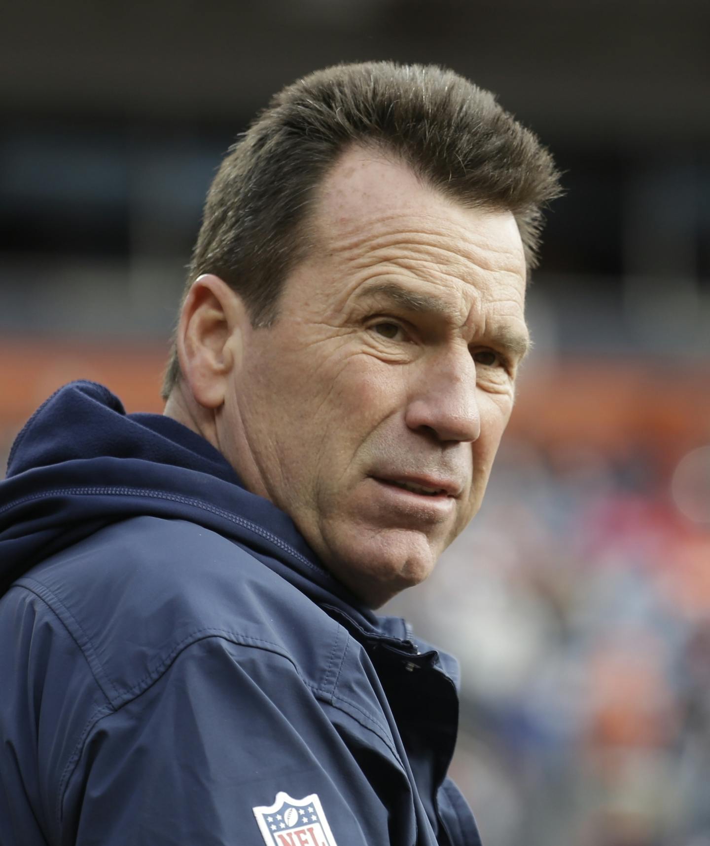 Denver Broncos head coach Gary Kubiak stands on the field during warmups before an NFL football game against the Oakland Raiders, Sunday, Jan. 1, 2017, in Denver. (AP Photo/Jack Dempsey) ORG XMIT: OTK