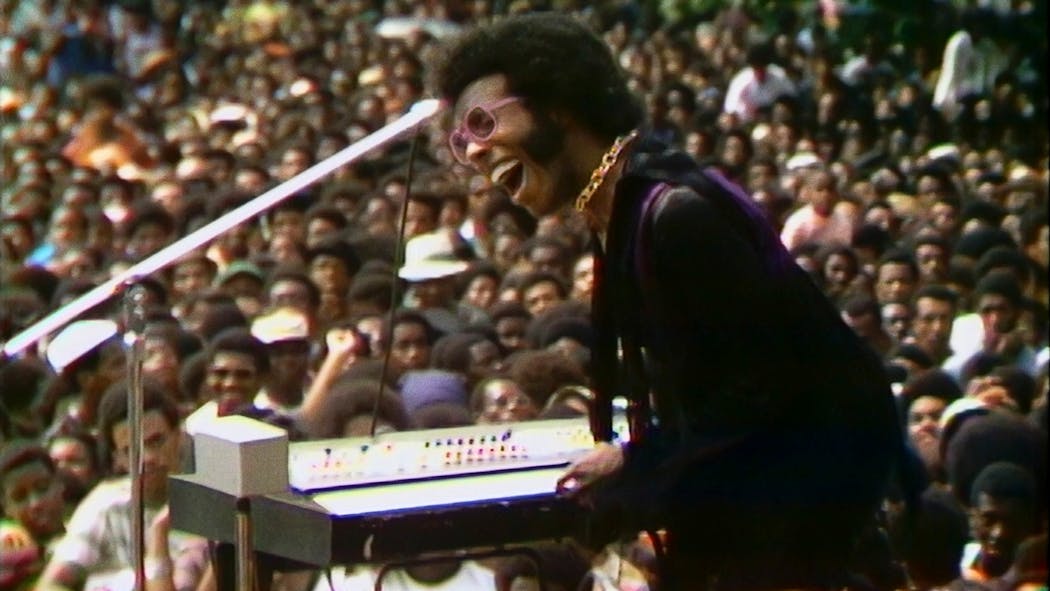 Sly Stone performed in 1969 at the Harlem Cultural Festival as documented in “Summer of Soul.”
