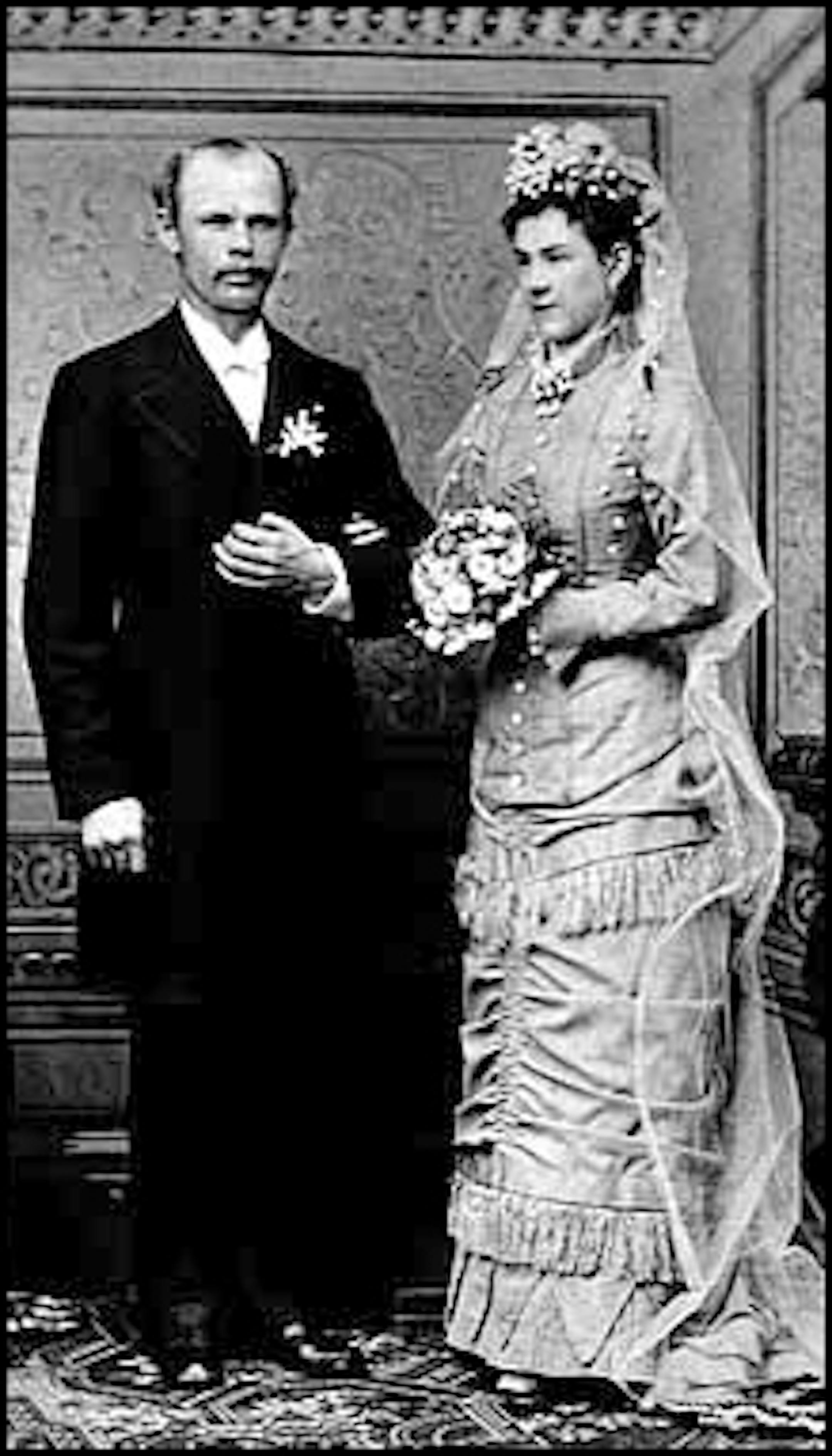 Subject: Hoffman, James
Subject: Hoffman, Mrs. James
Family Life. Marriage. Weddings. 1870-1879.
Dates Creation: Approximately 1879