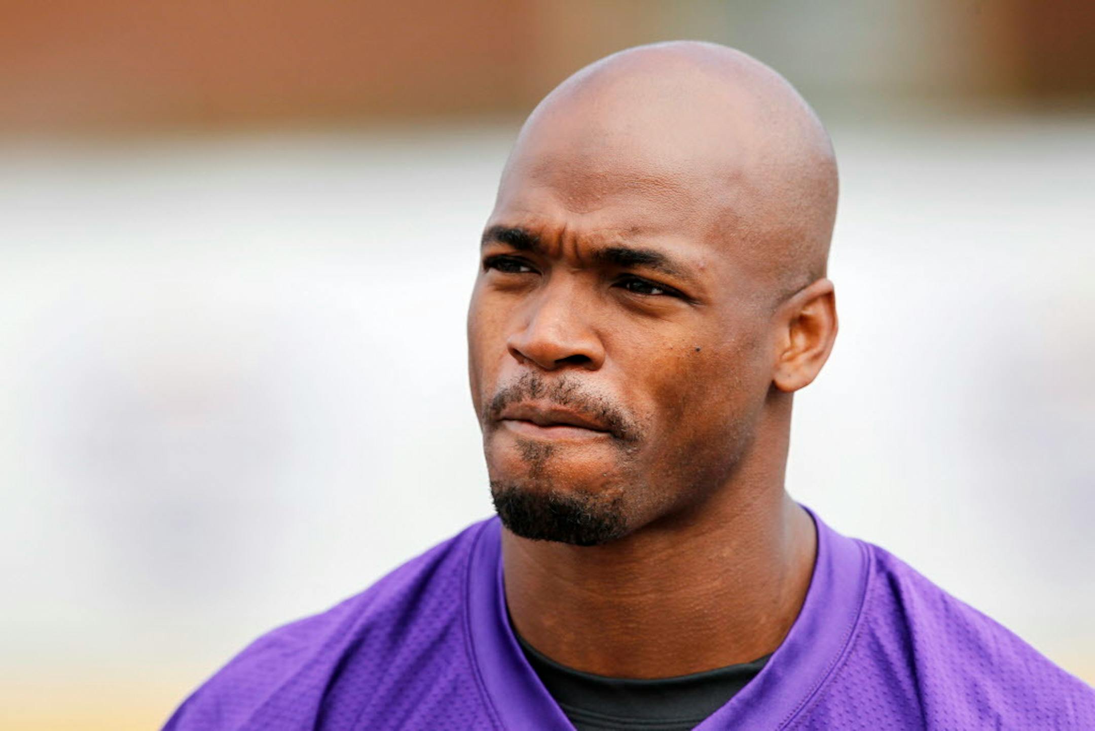Vikings running back Adrian Peterson